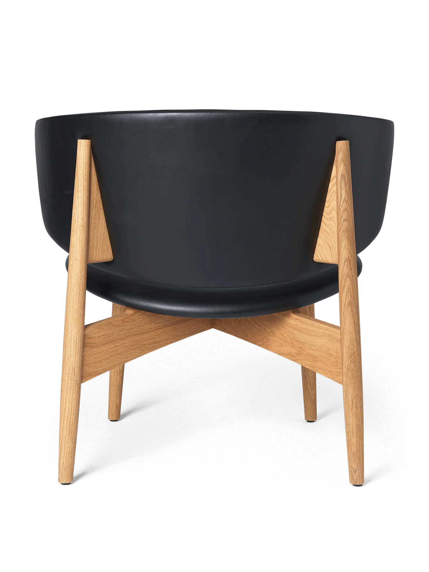 Herman Lounge Chair - Wood - Vegea - Natural Oak/Black - Image 7