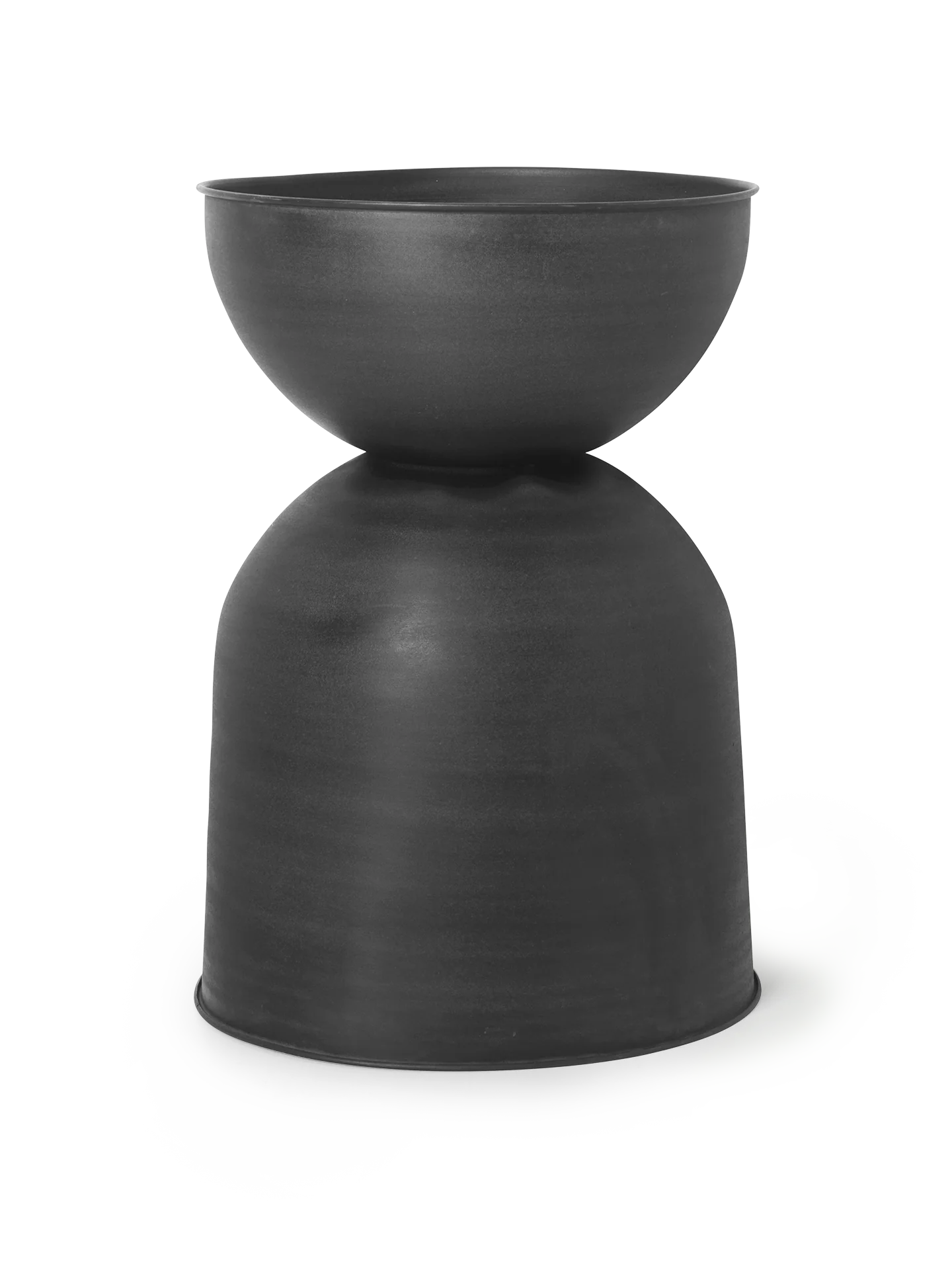 Hourglass Pot - Large - Black - Image 3