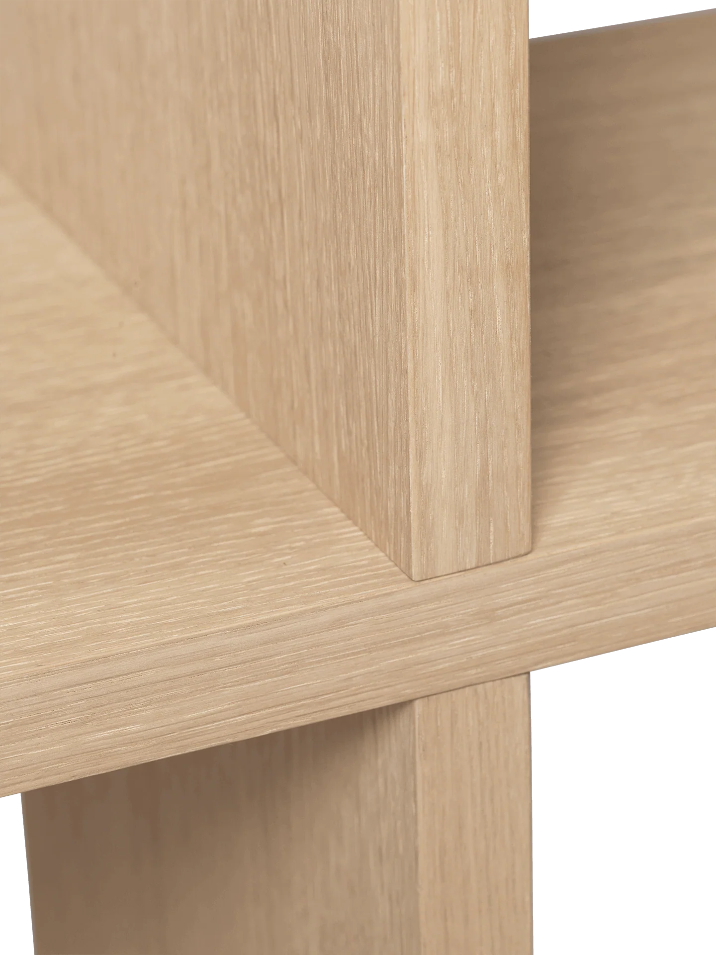 Kona Bookcase - 2x2 - Natural Oak Veneer - Image 4