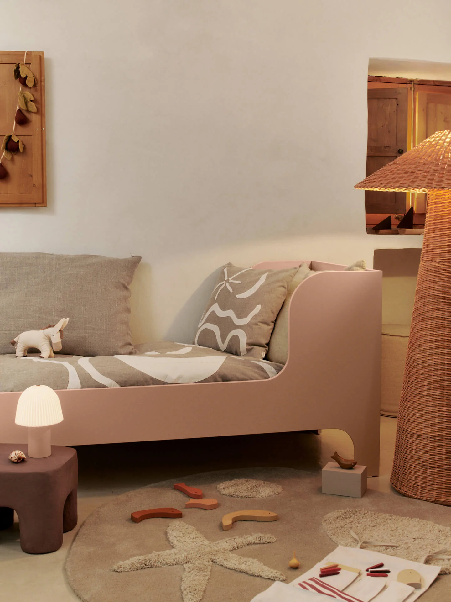 Kove Applique Cushion - Tan - Image 3