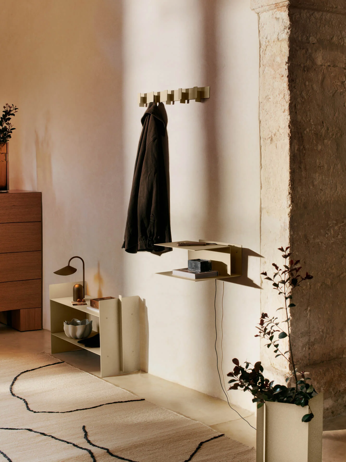 Lager Bedside Table - Cashmere - Image 2