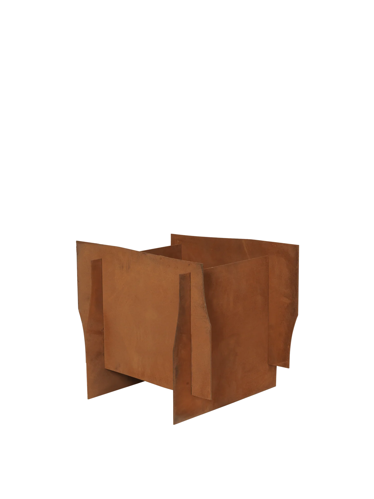 Lapel Planter - Square - Rust