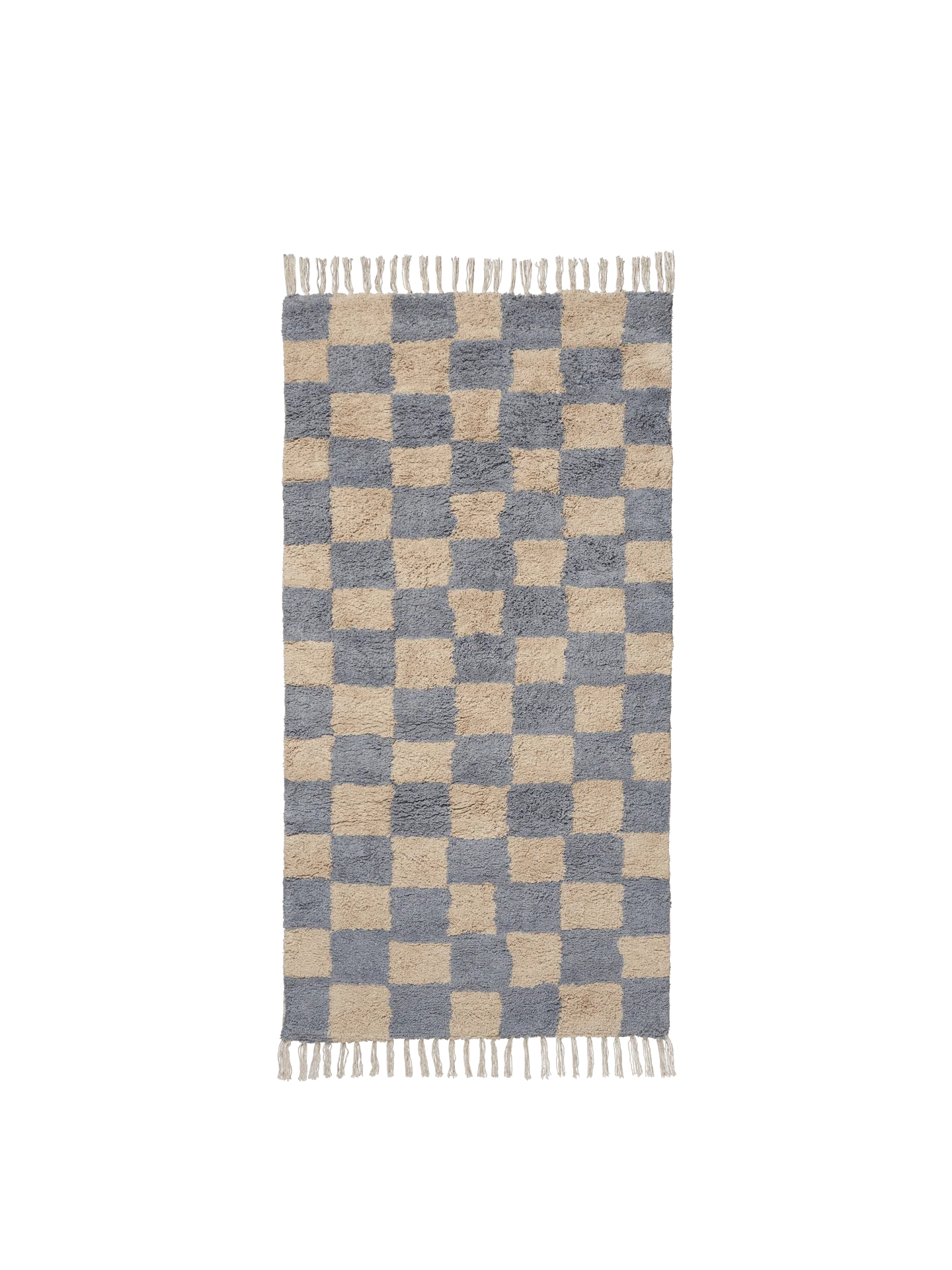 Mara Washable Rug - Mist Blue/Warm Sand