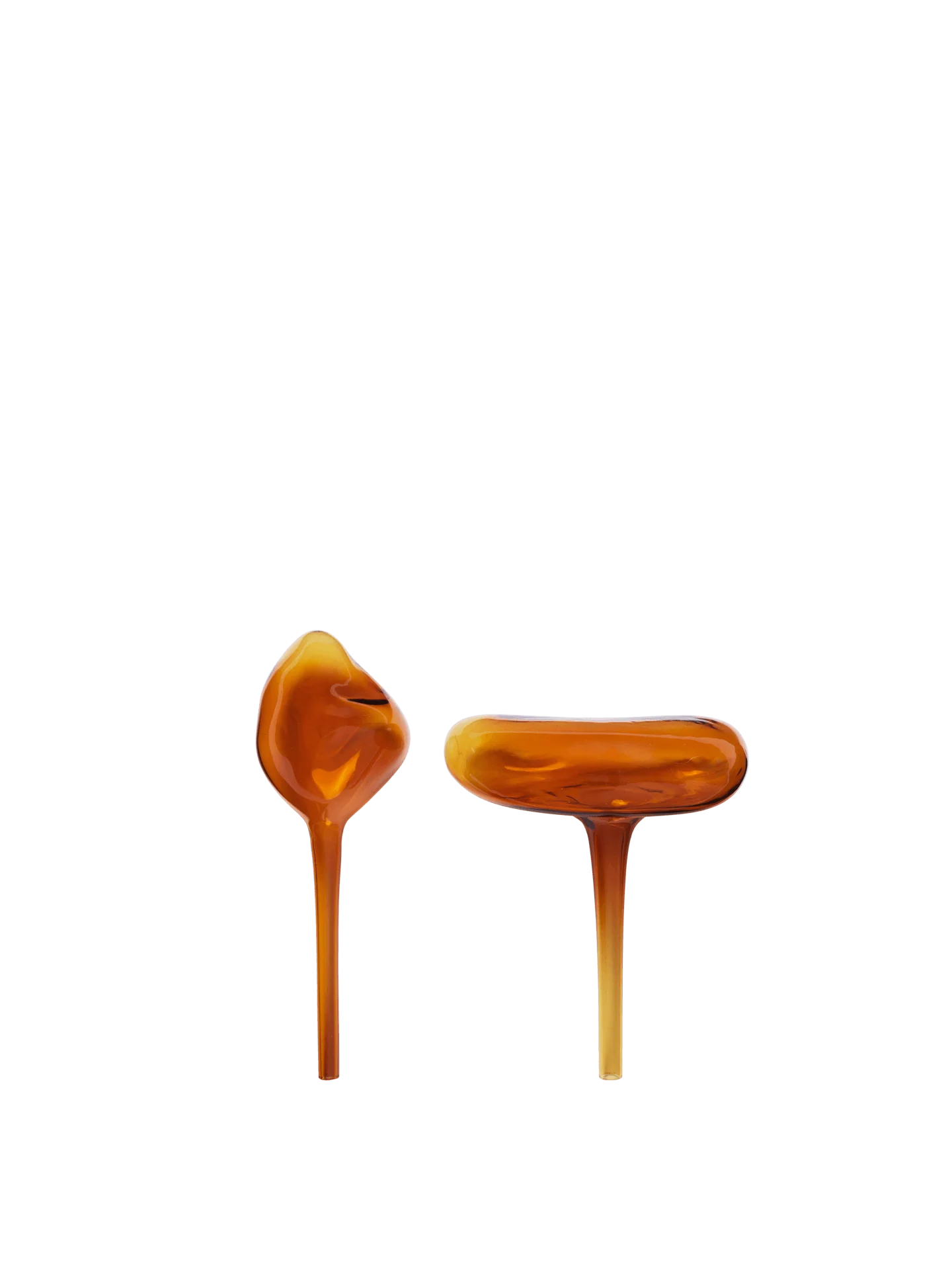 Mercury Water Globes - Small - Set of 2 - Amber - Image 4