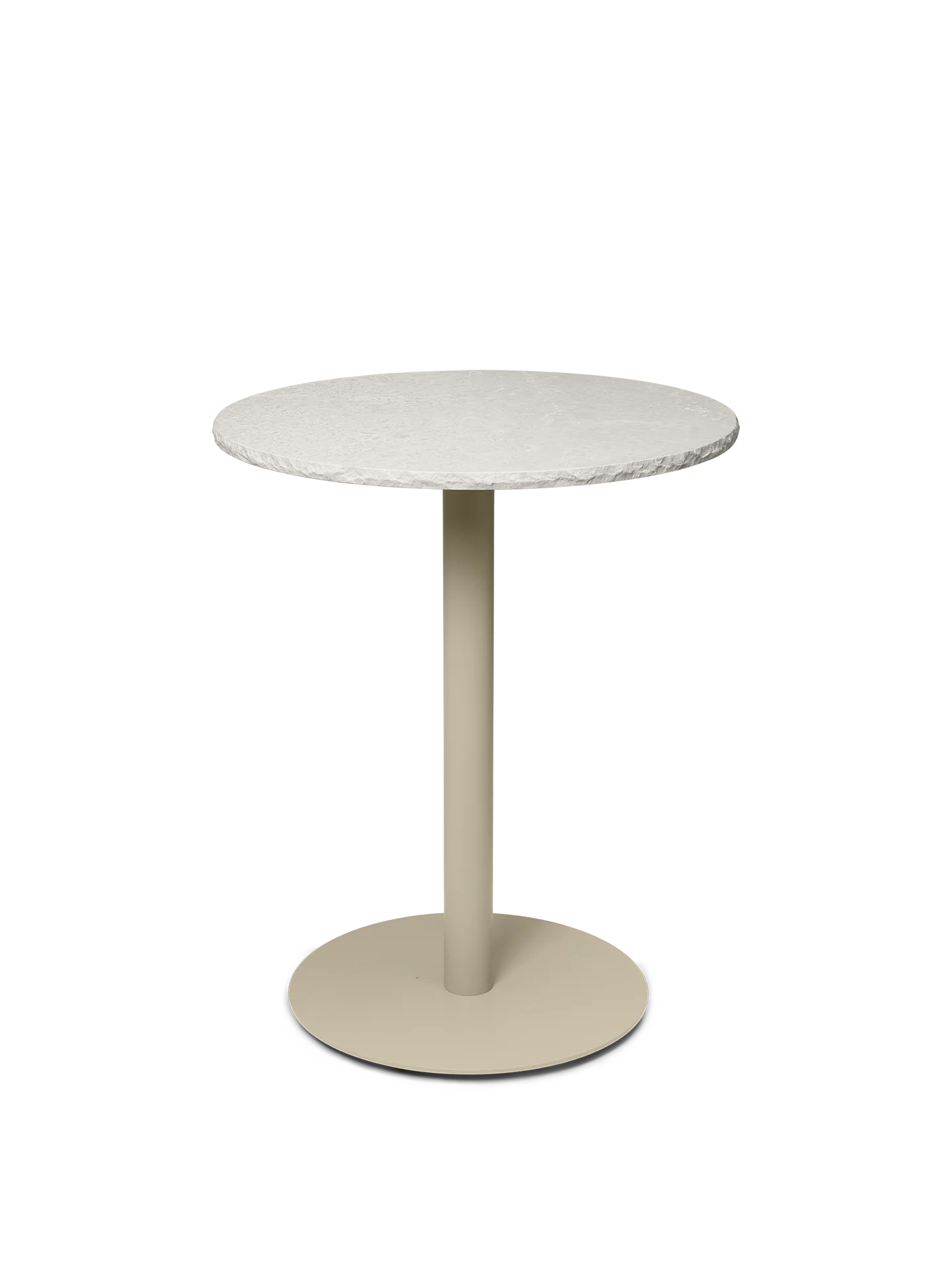 Mineral Café Table - Bianco Curia - Cashmere