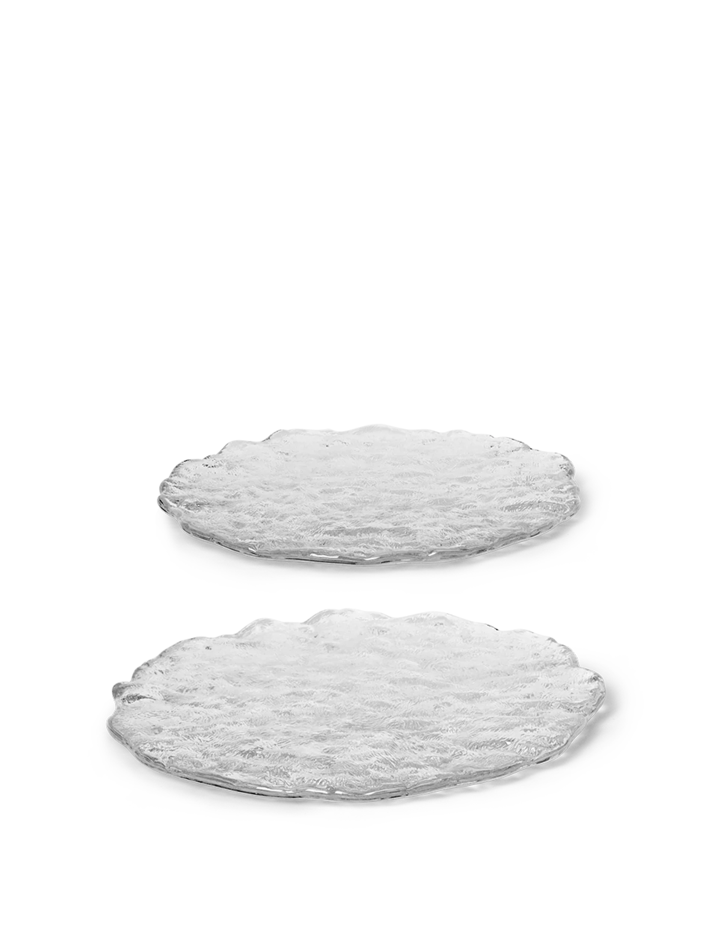 Momento Glass Stones - Large - Set of 2 - Clear
