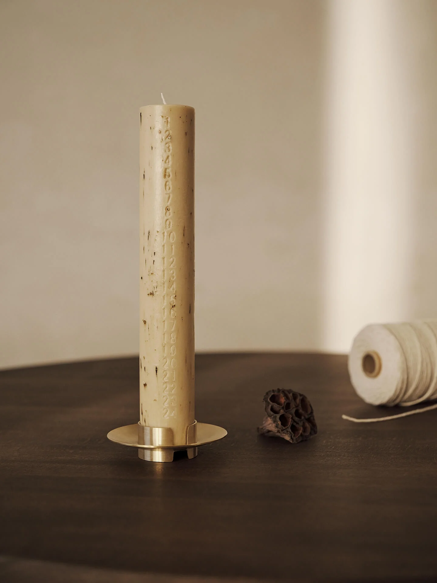 Mura Advent Candle - Oat - Image 2