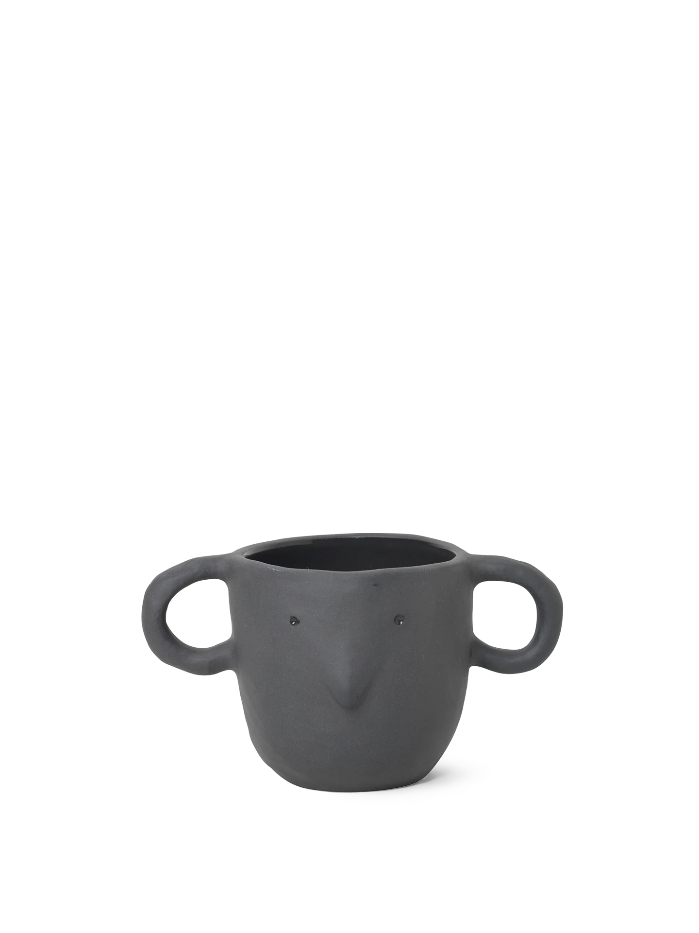 Mus Plant Pot - Small - Dark Grey