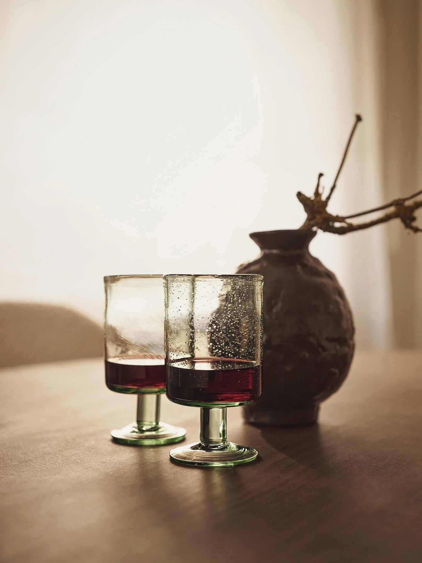 Oli Wine Glass - Recycled Clear - Image 2