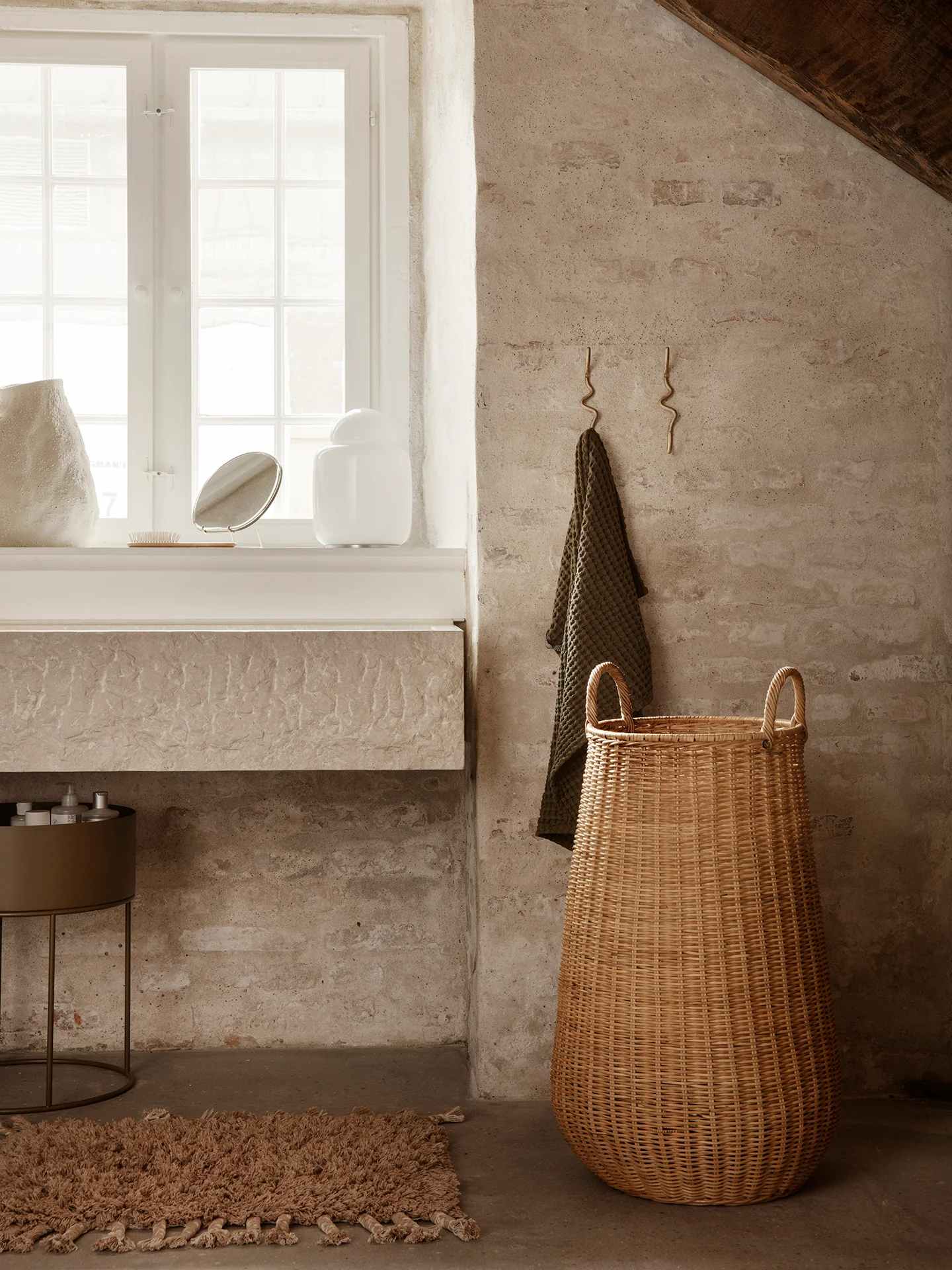 Organic Bath Towel - Olive - Image 2