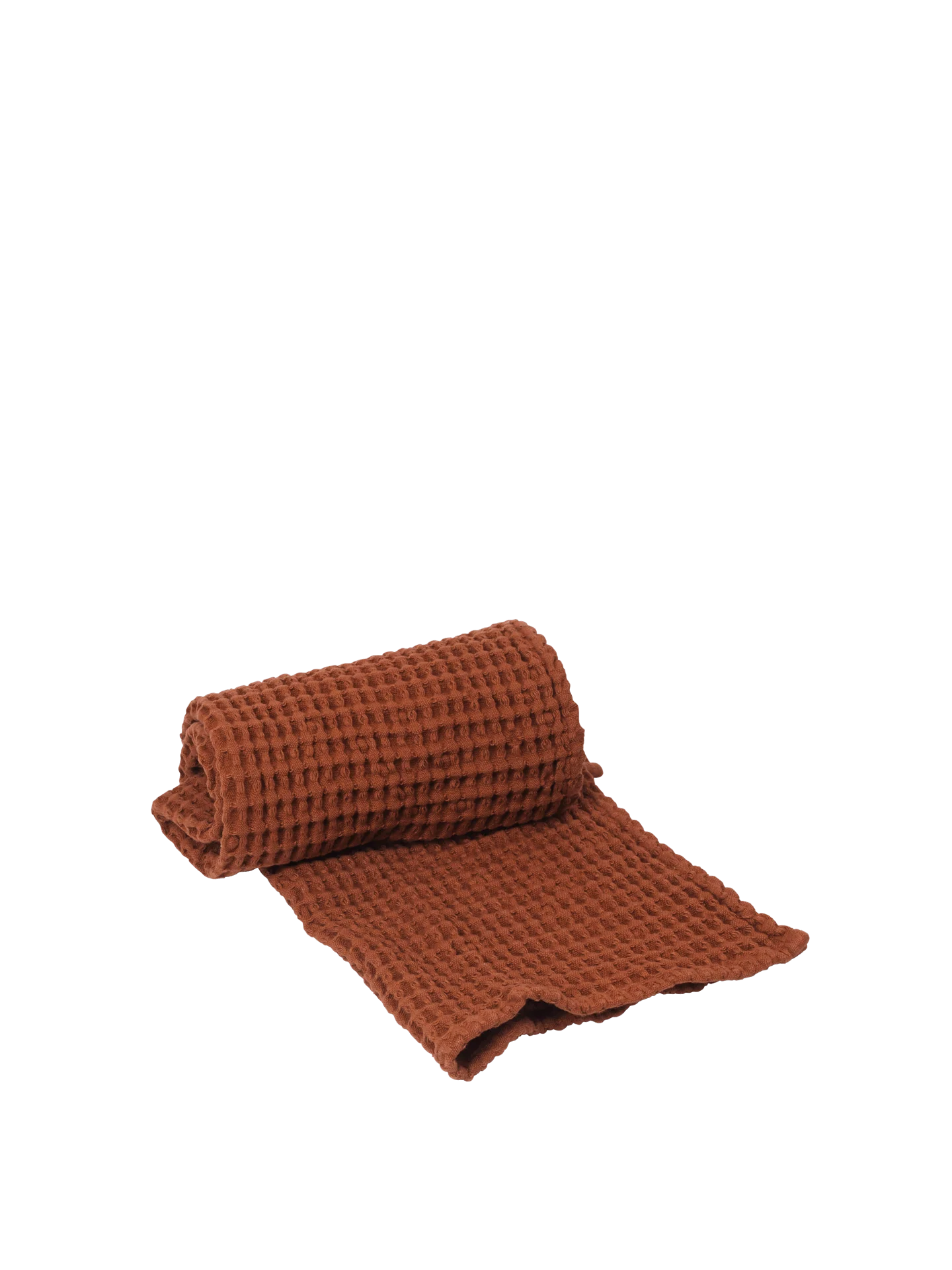 Organic Hand Towel - Brown Clay