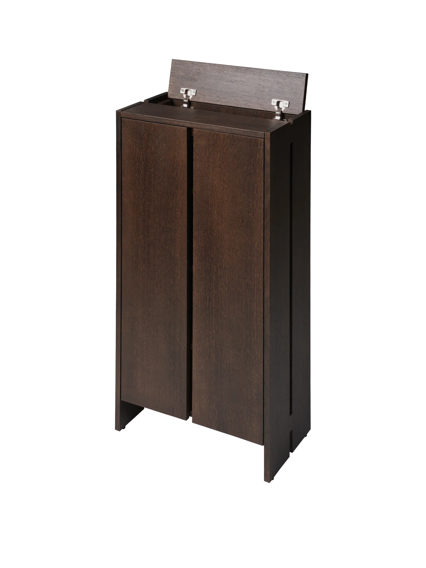 Parcel Hallway Cabinet - Tall - Dark Stained Oak - Image 5