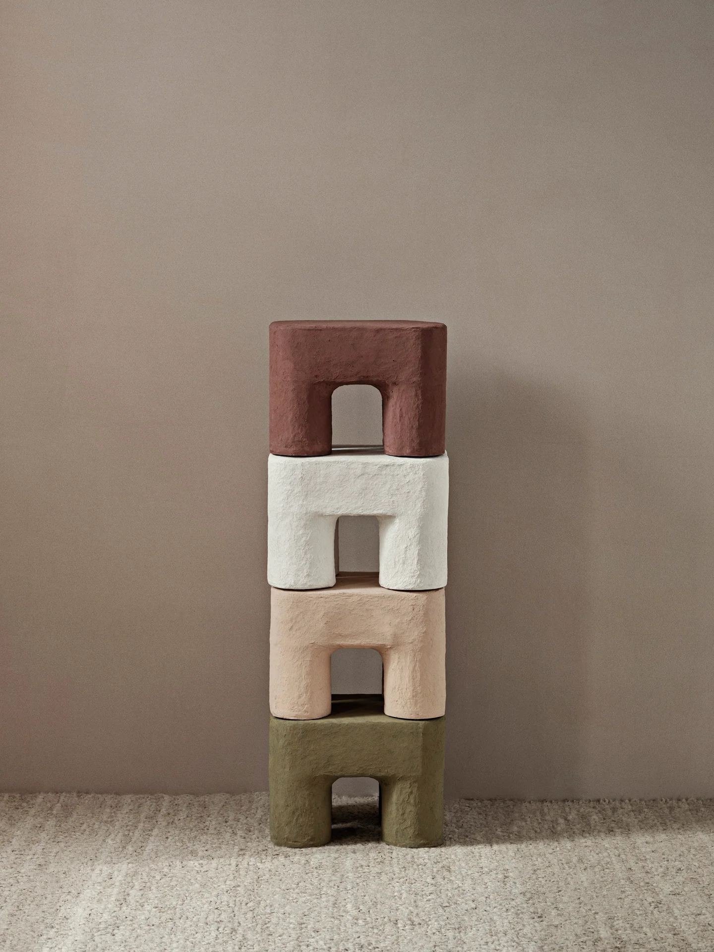 Podo Stool - Red Brown - Image 6