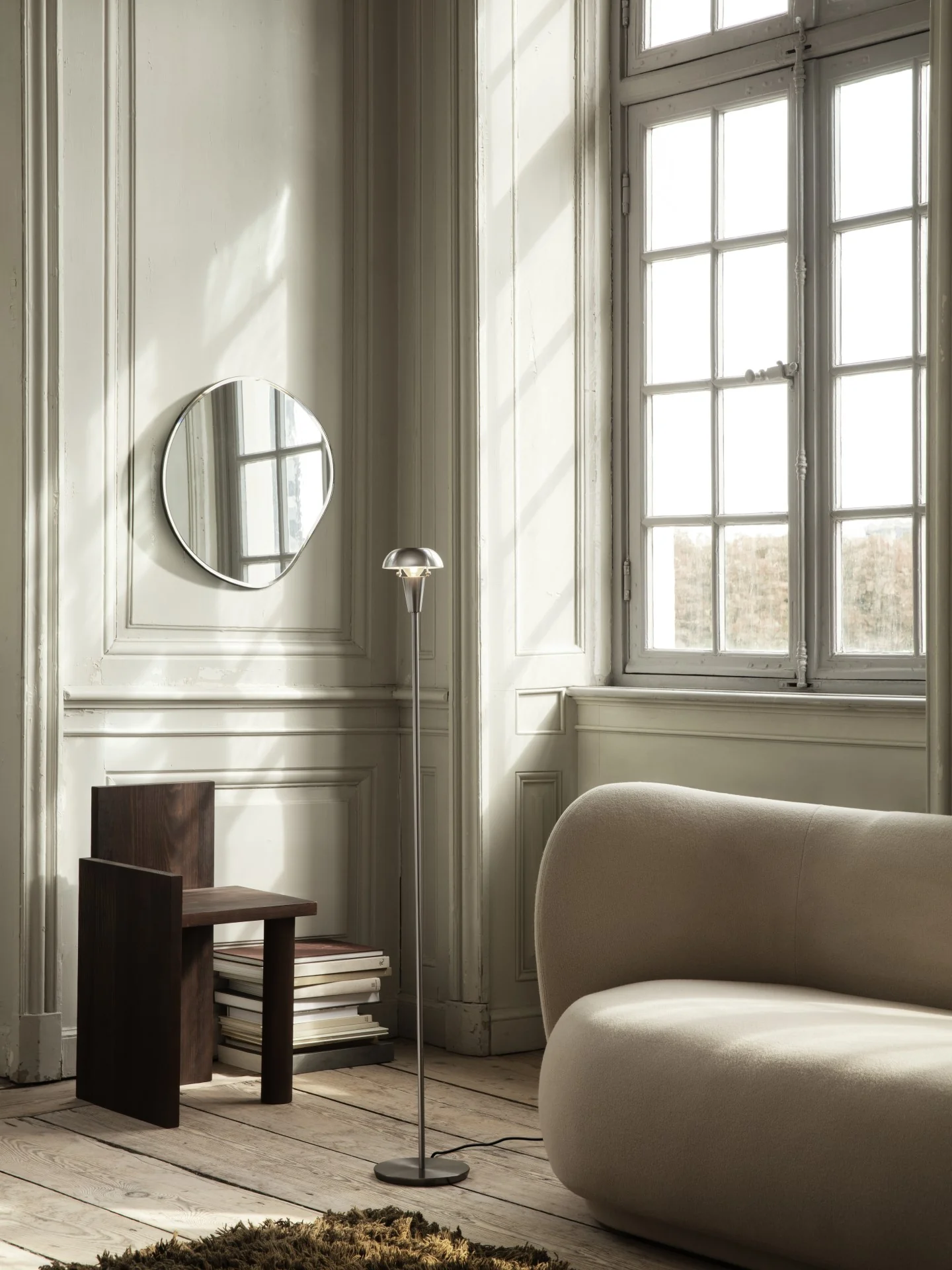 Pond Mirror - Small - Dark Chrome - Image 2