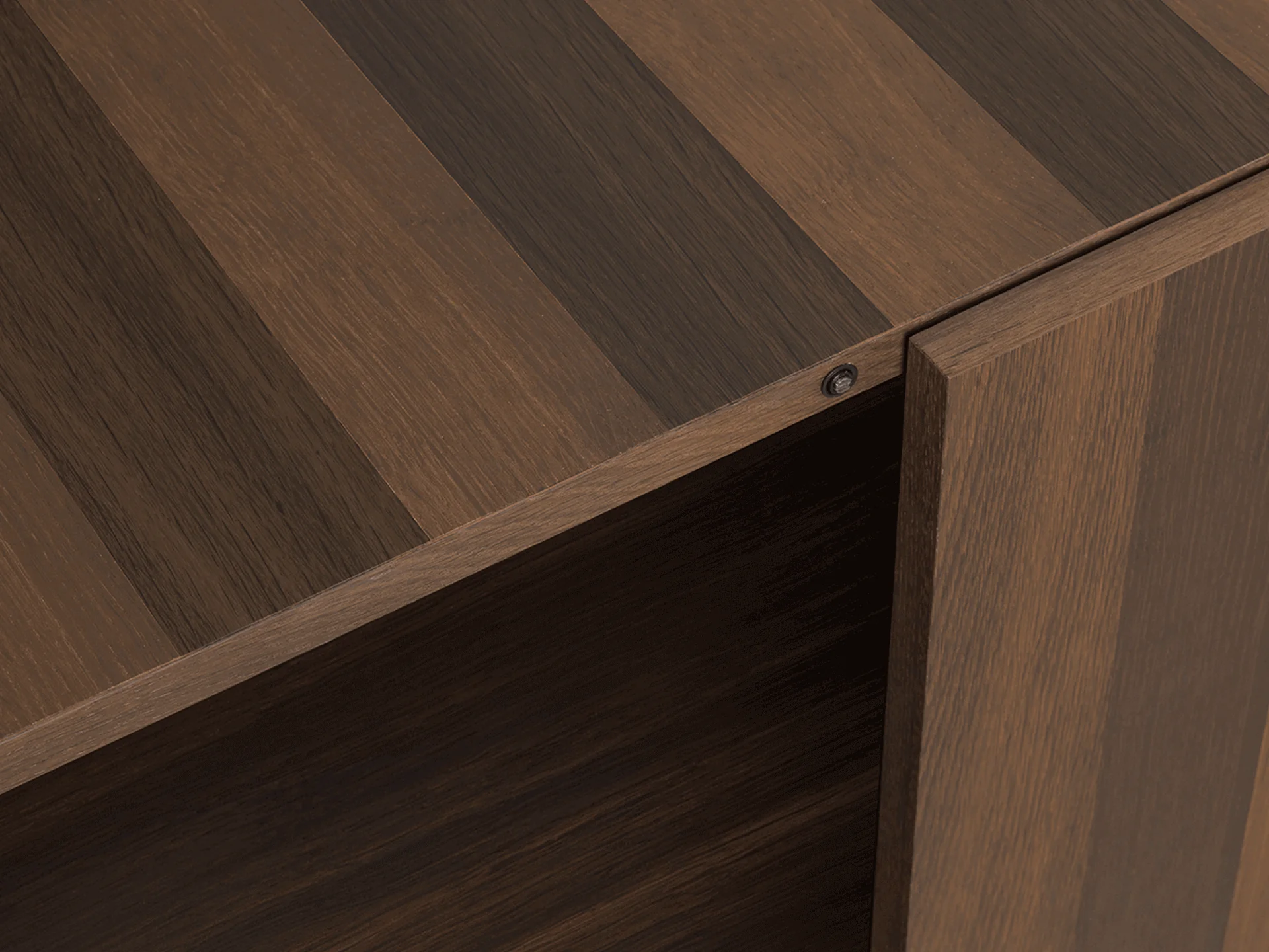 Post Storage Cabinet - Smoked Oak - Image 3