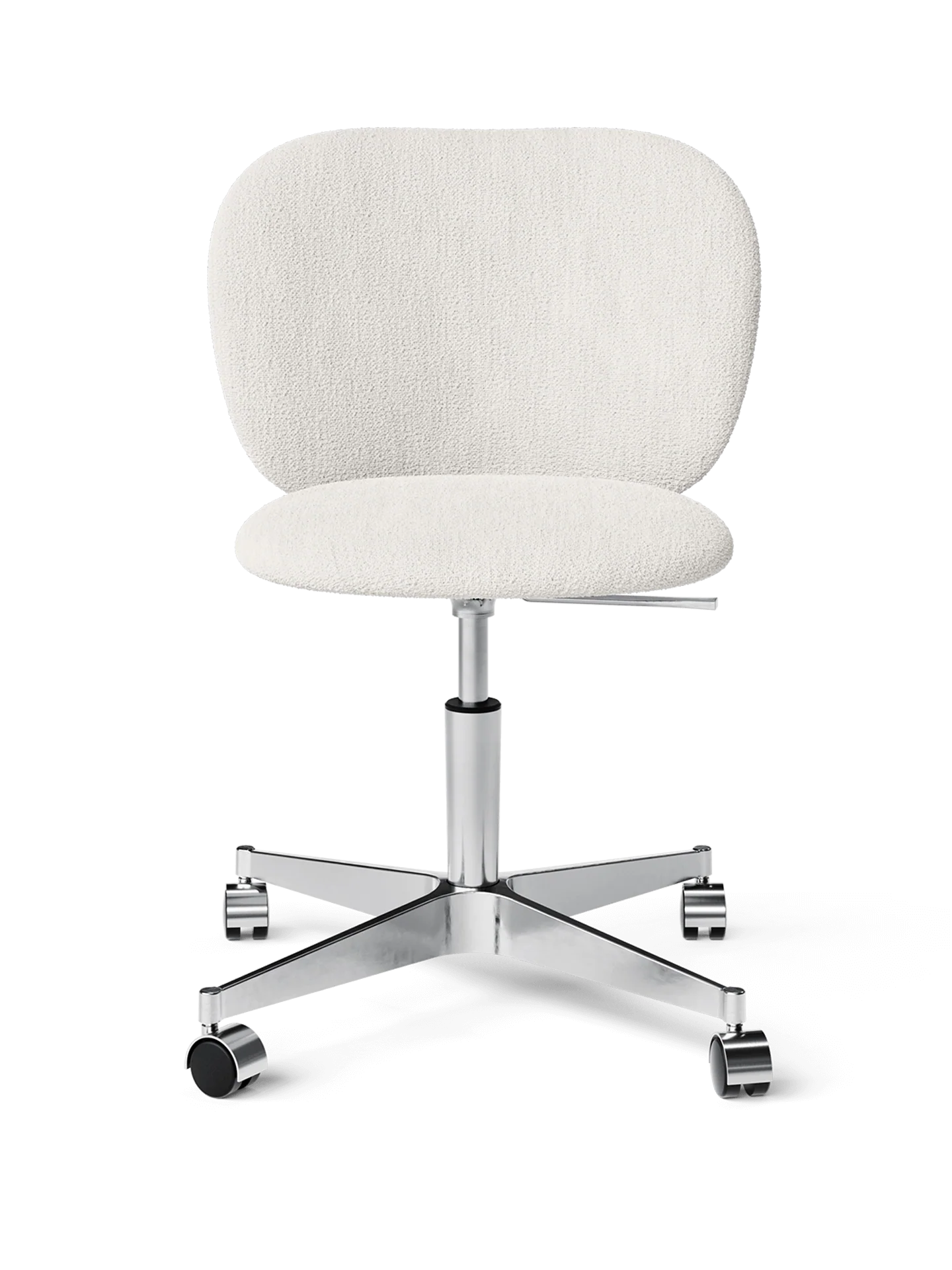 Rico Chair - Castors - Bouclé - Off-white