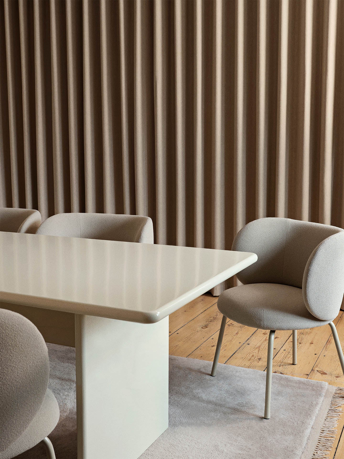 Rico Dining Chair - Cashmere - Grain - Cashmere - Image 3