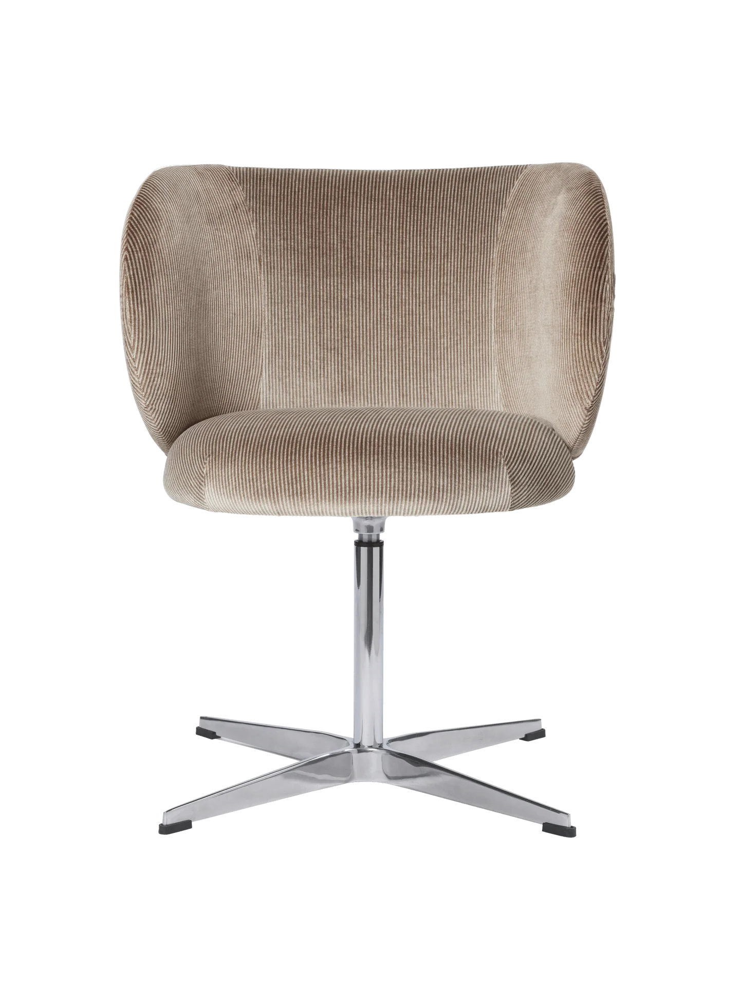 Rico Dining Chair - Swivel - Devoré Velvet - Flint Grey