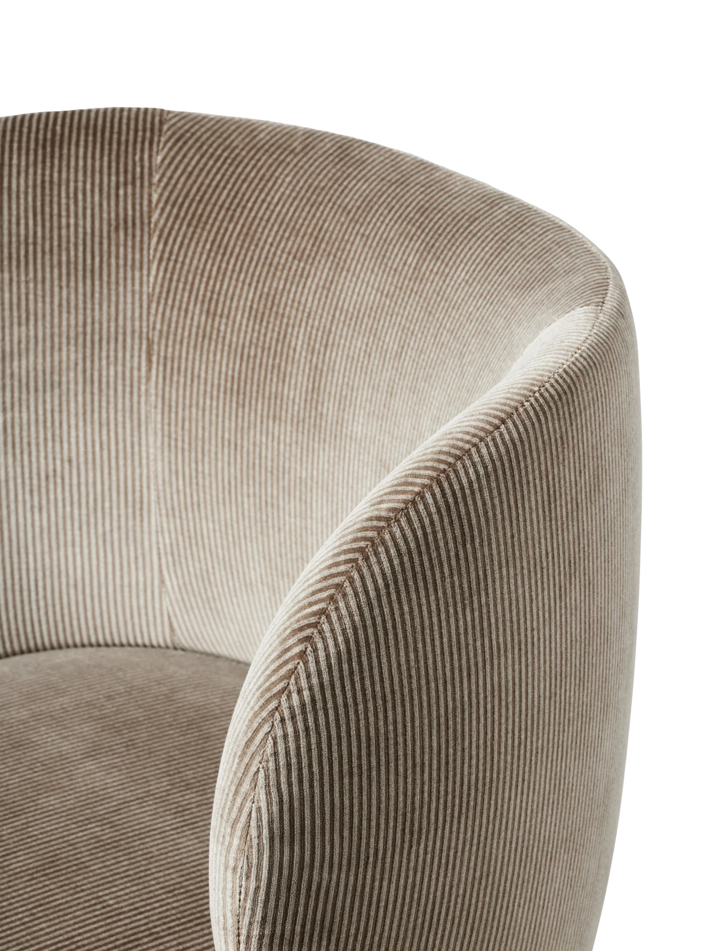 Rico Dining Chair - Swivel - Devoré Velvet - Flint Grey - Image 3