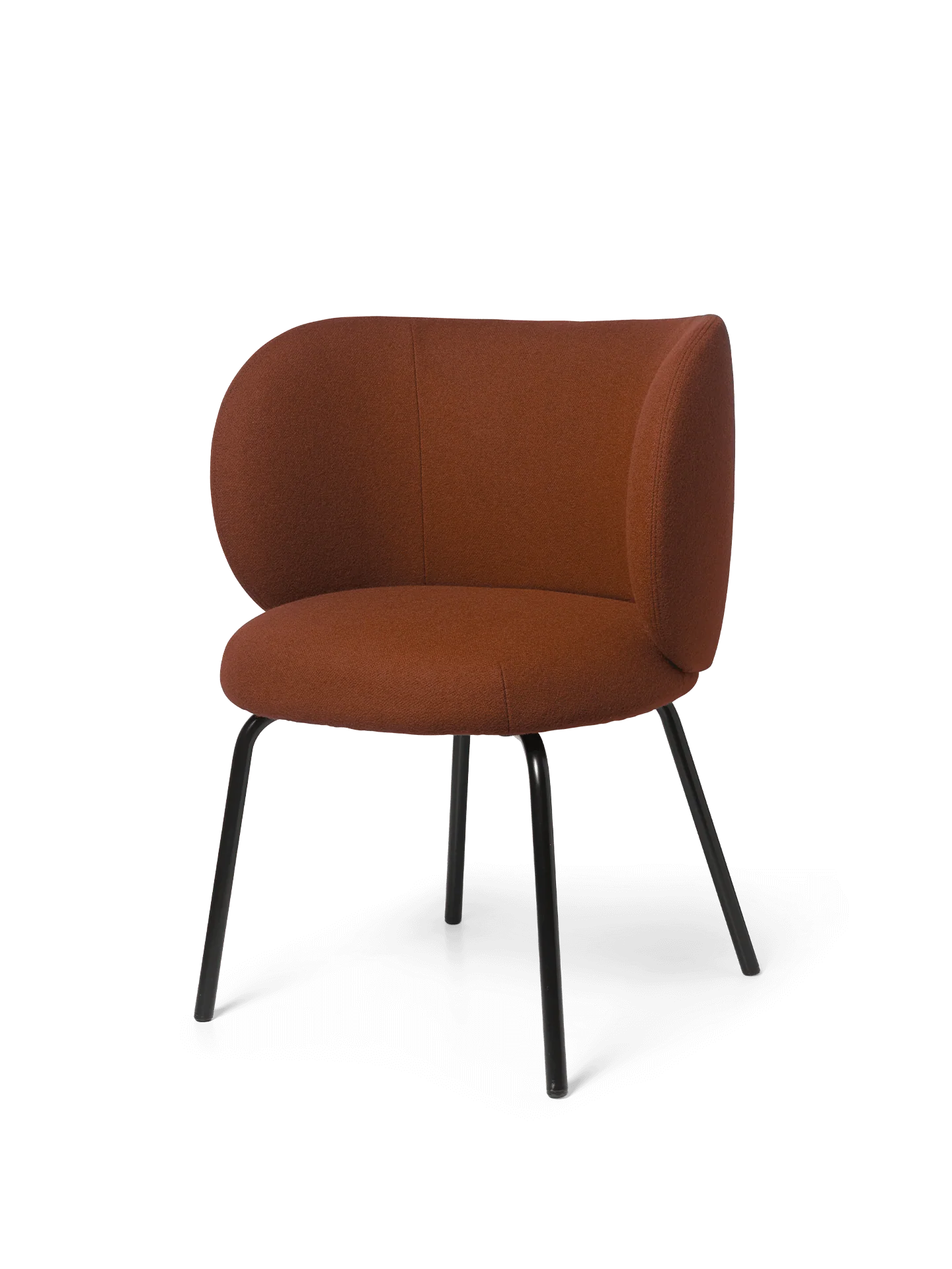 Rico Dining Chair - Black - Tonus - Red Brown - Image 3