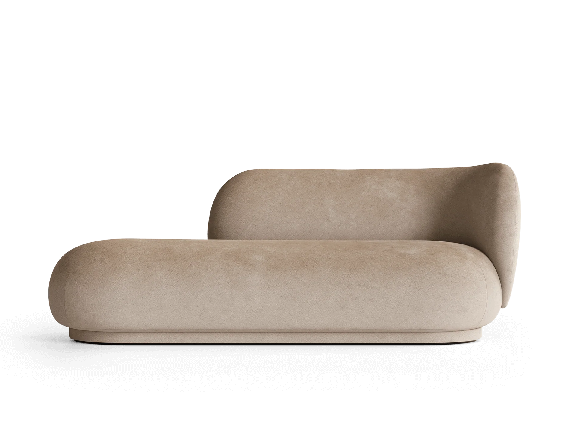 Rico Divan Right - Faded Velvet - Sand