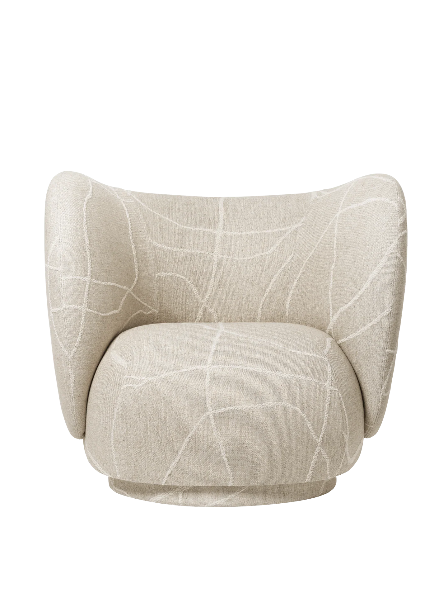 Rico Lounge Chair - Can Lis - Sand/Off-White