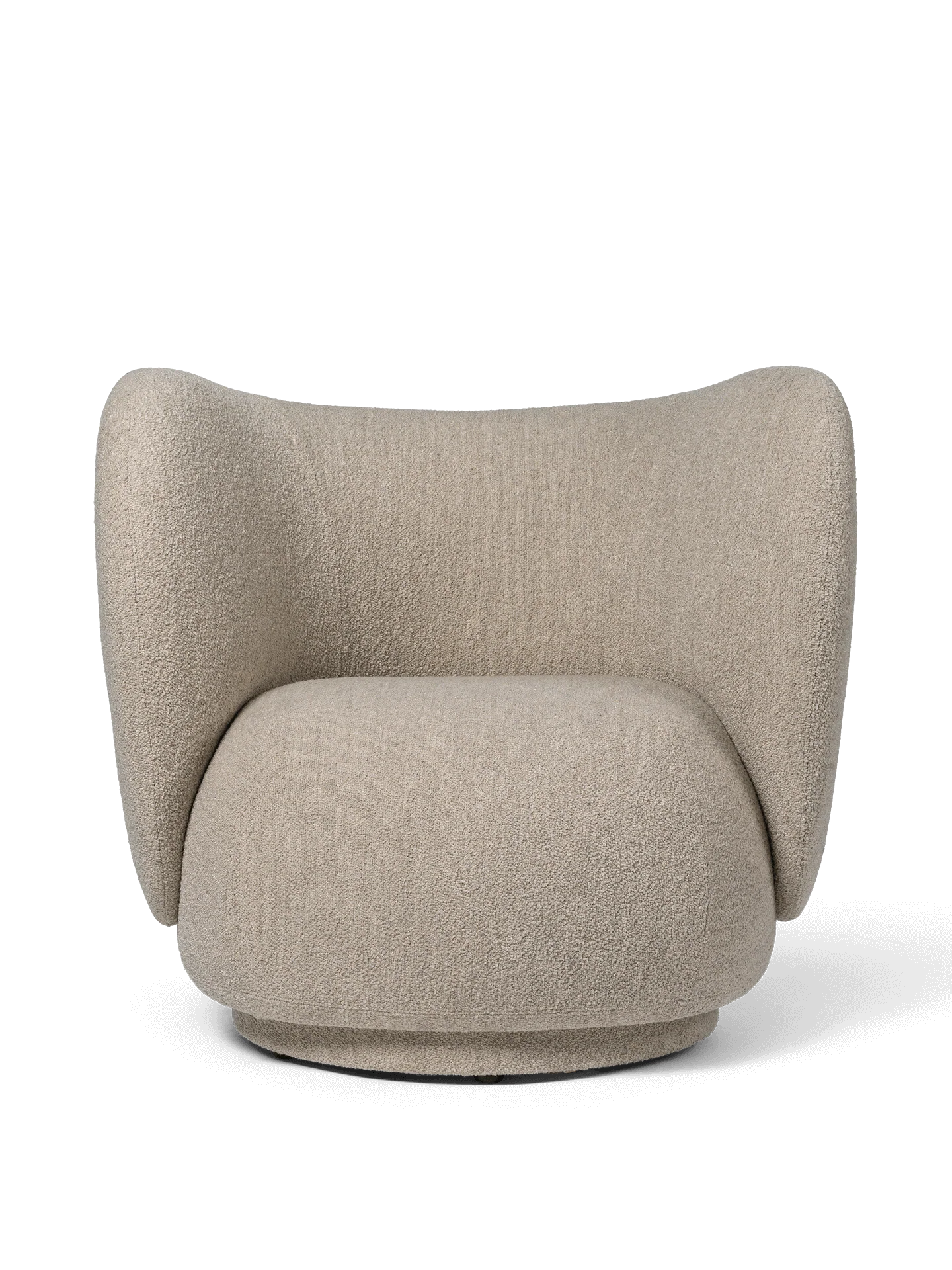Rico Lounge Chair - Soft Bouclé - Natural