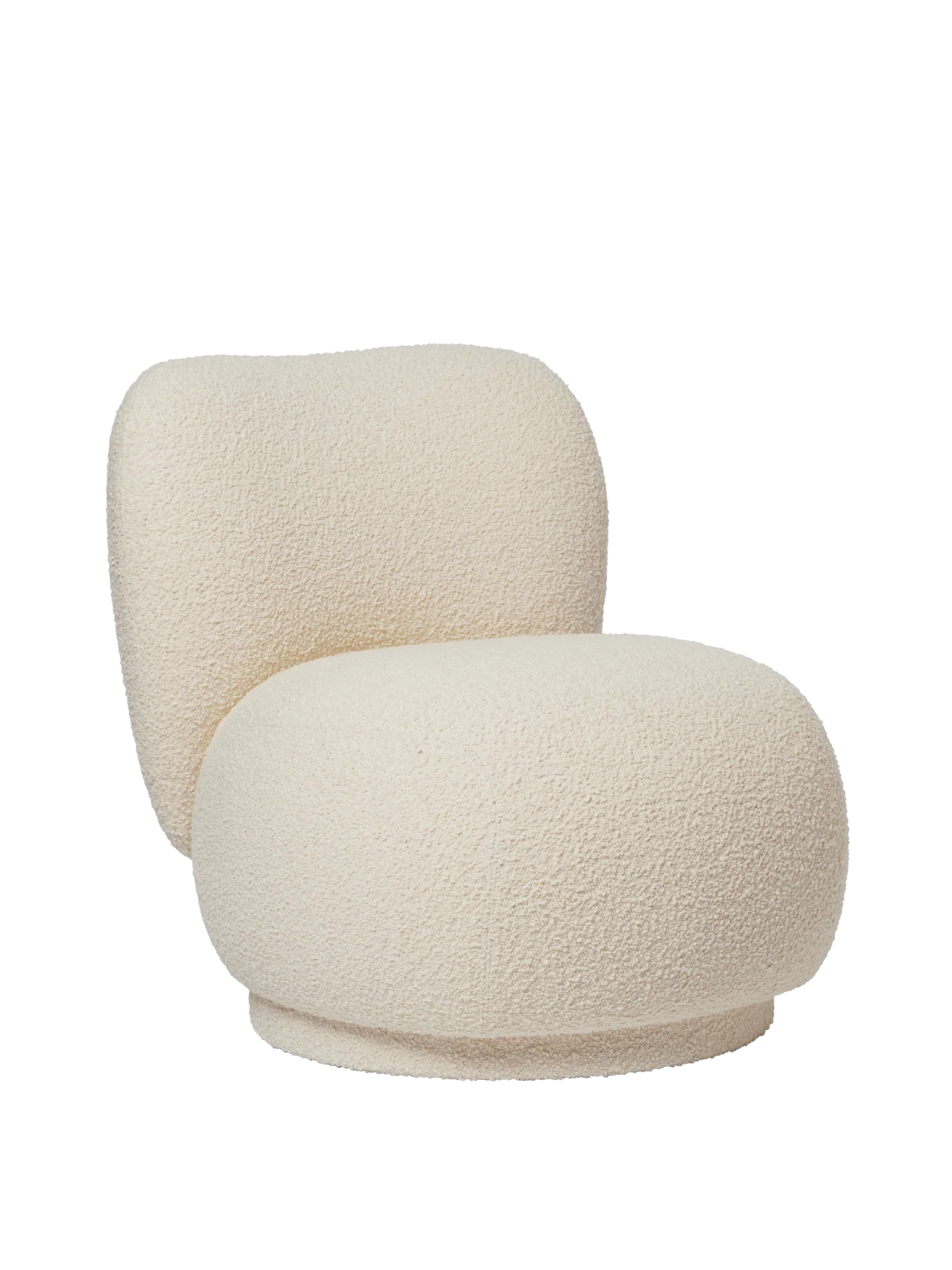 Rico Piccolo Lounge Chair - Nordic Bouclé - Off-White - Image 8