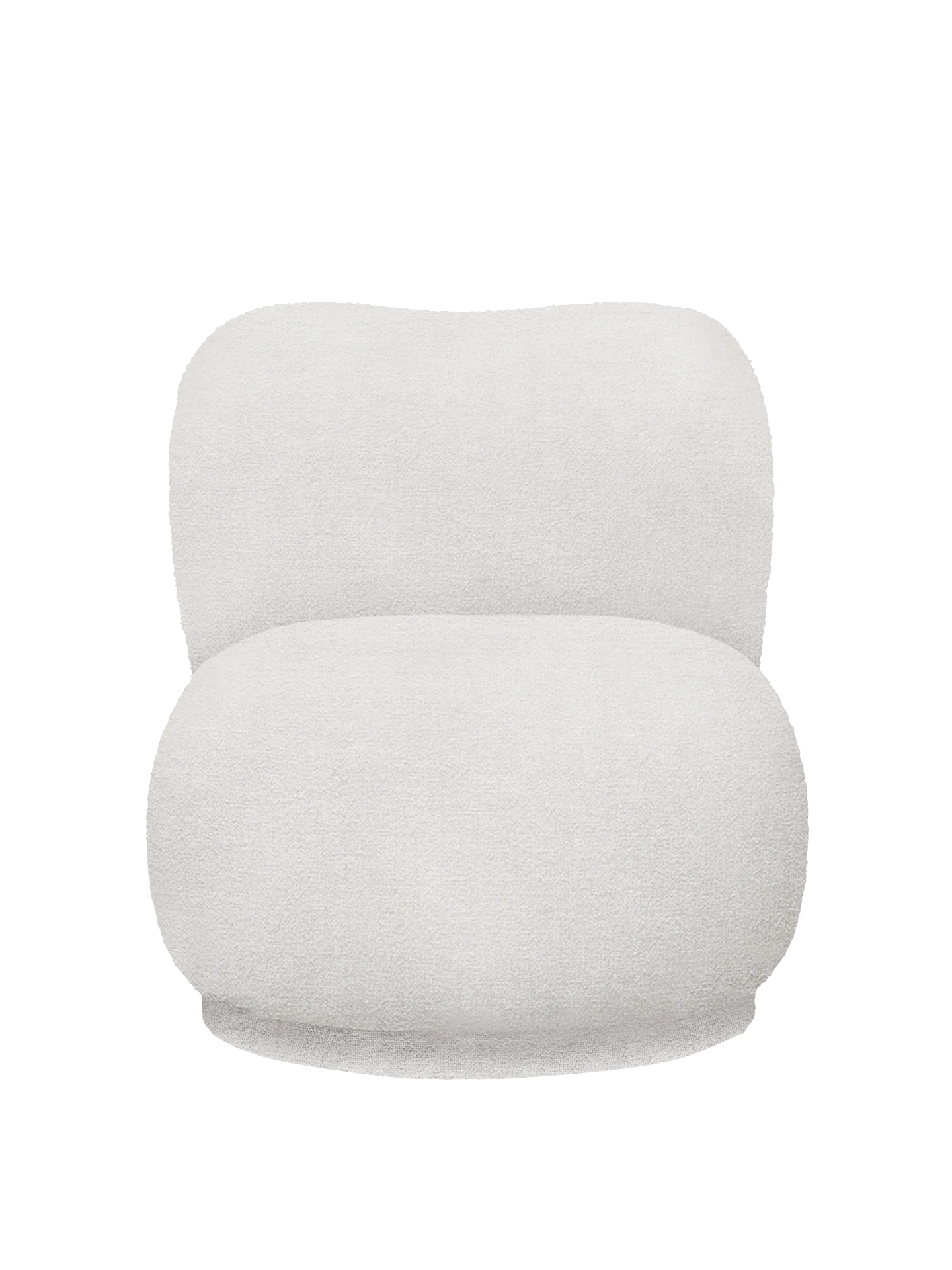 Rico Piccolo Lounge Chair - Swivel - Bouclé - Off-White