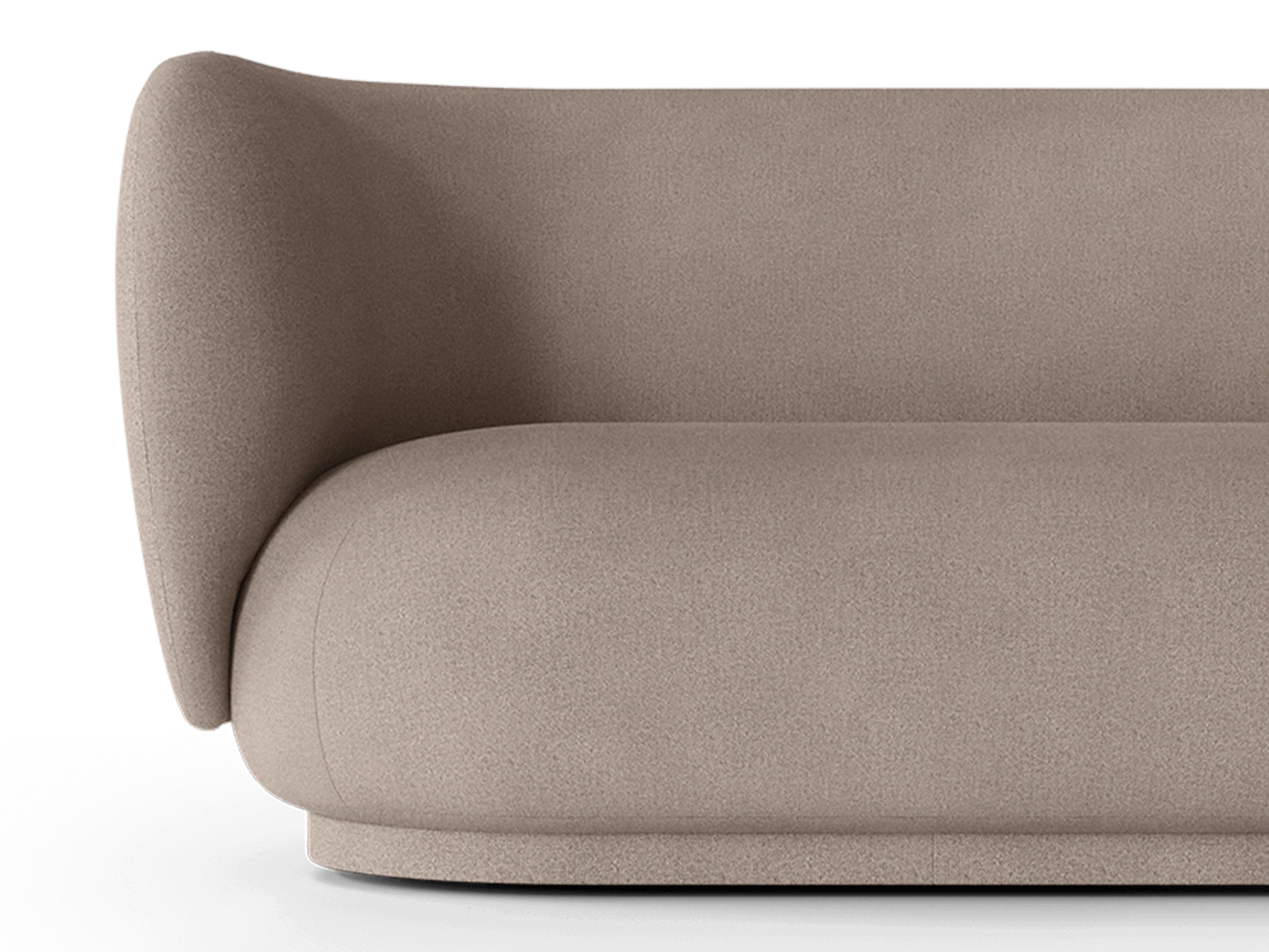 Rico Sofa 2-seater - Brushed - Warm Grey - Image 2