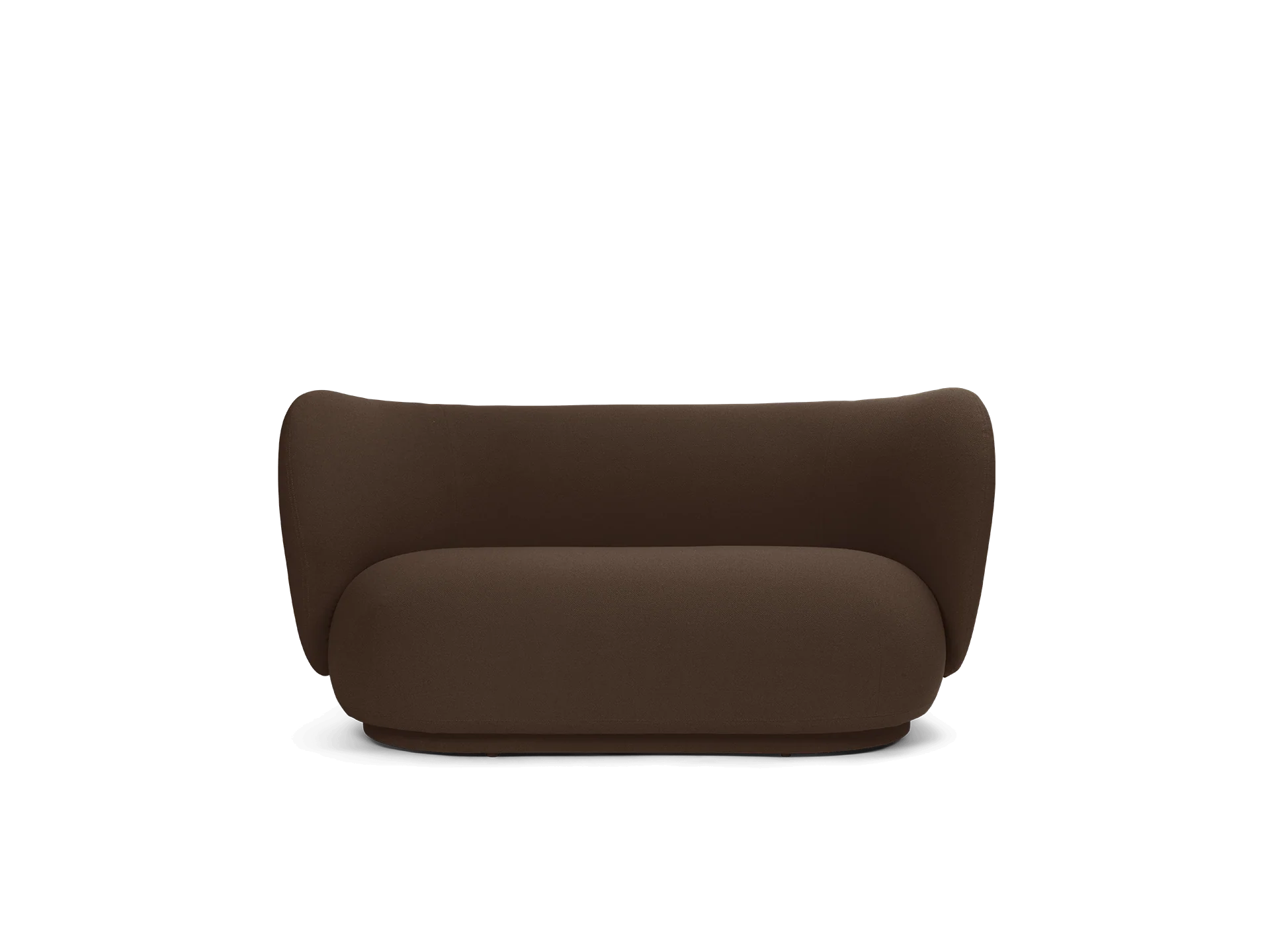 Rico Sofa 2-seater - Grain - Chocolate