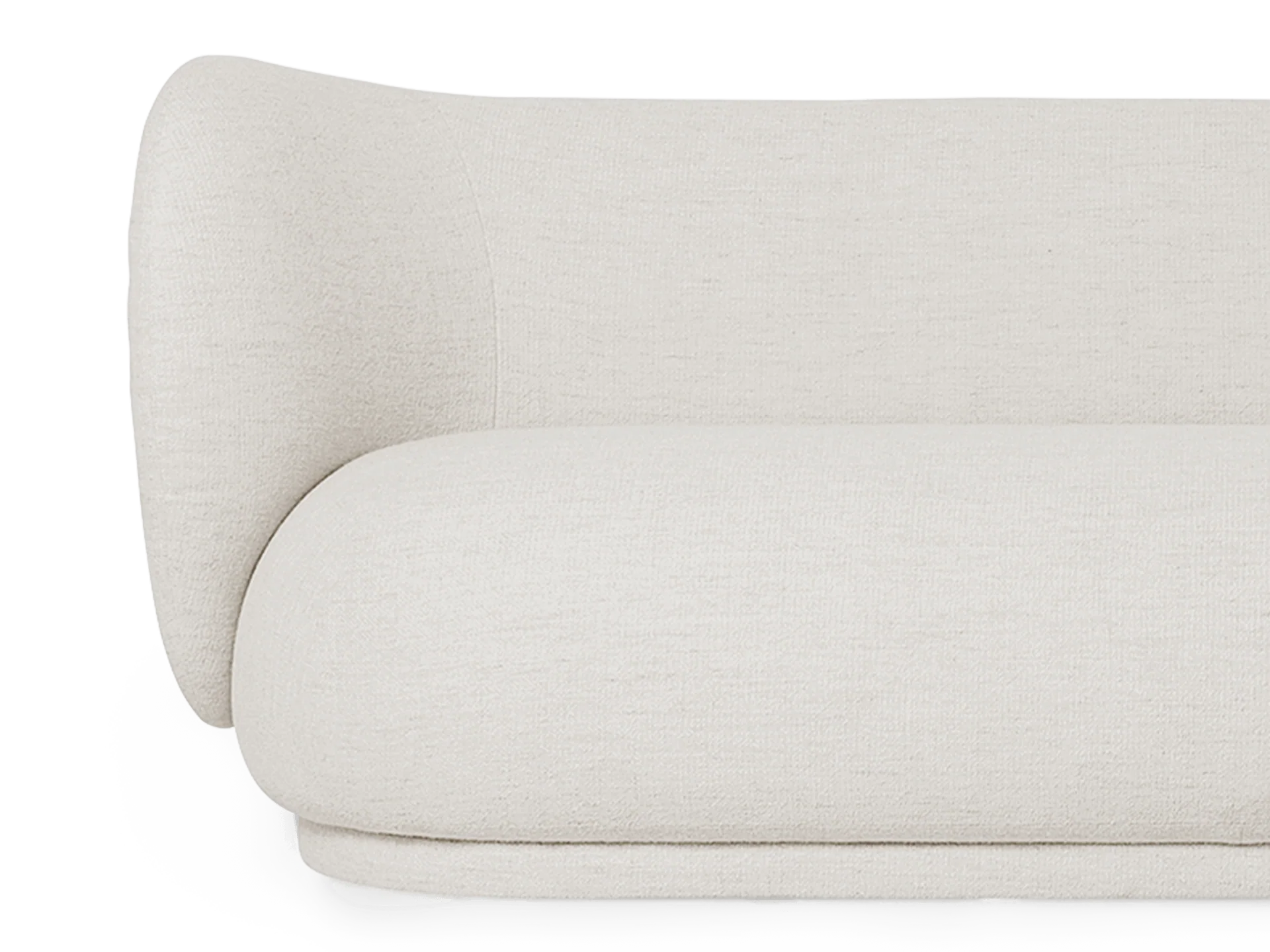 Rico Sofa 3-seater - Bouclé - Off-White - Image 2
