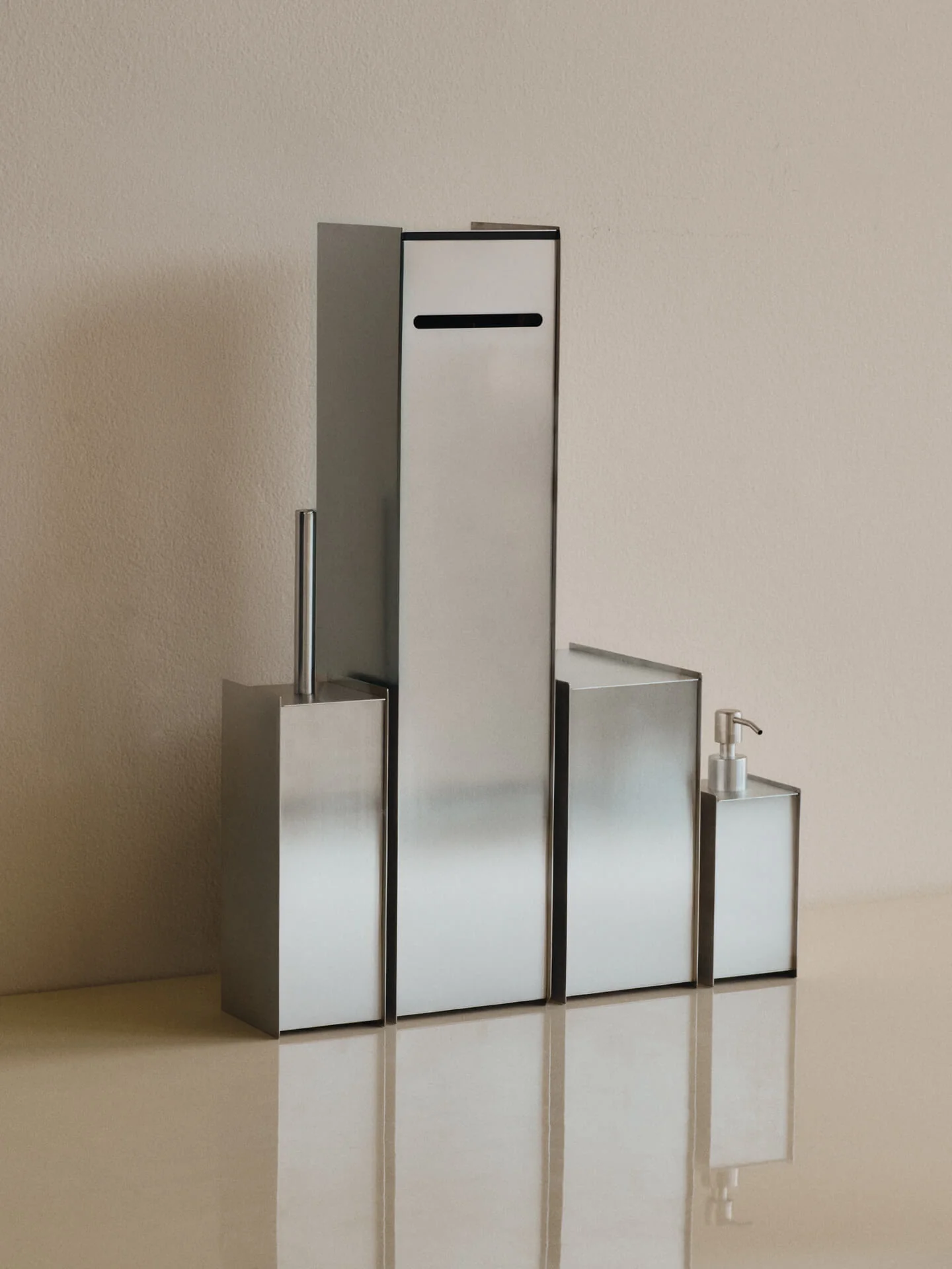 Sama Soap Dispenser - Brushed Stainless Steel - Image 3