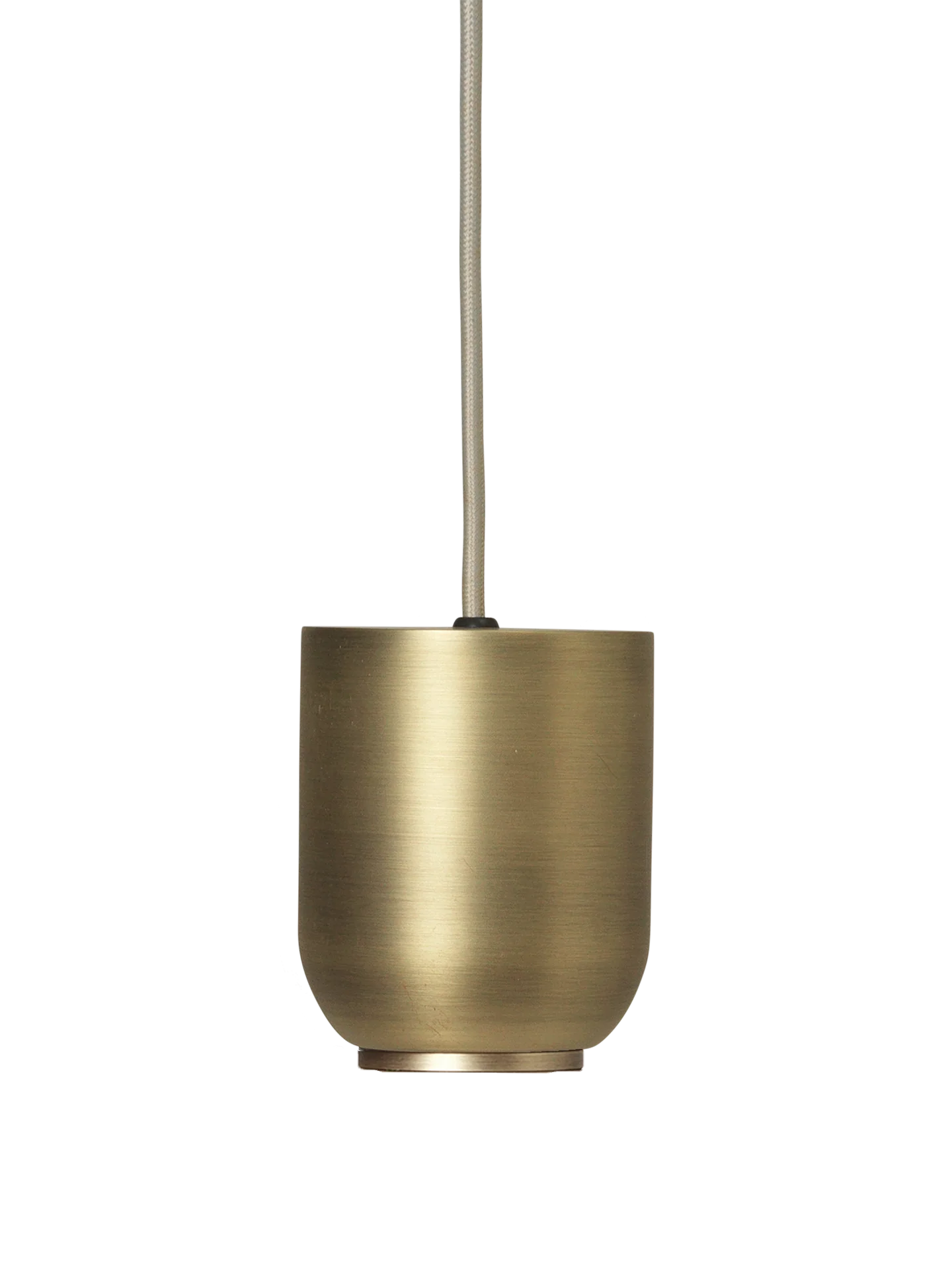 Socket Pendant Bell - Brass