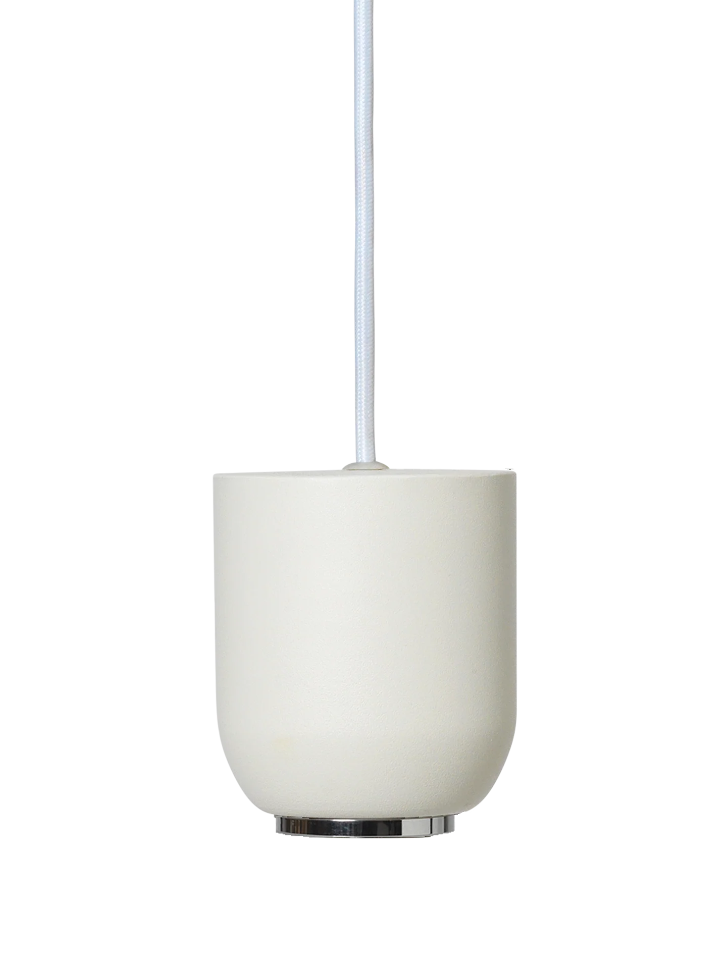 Socket Pendant Bell - White
