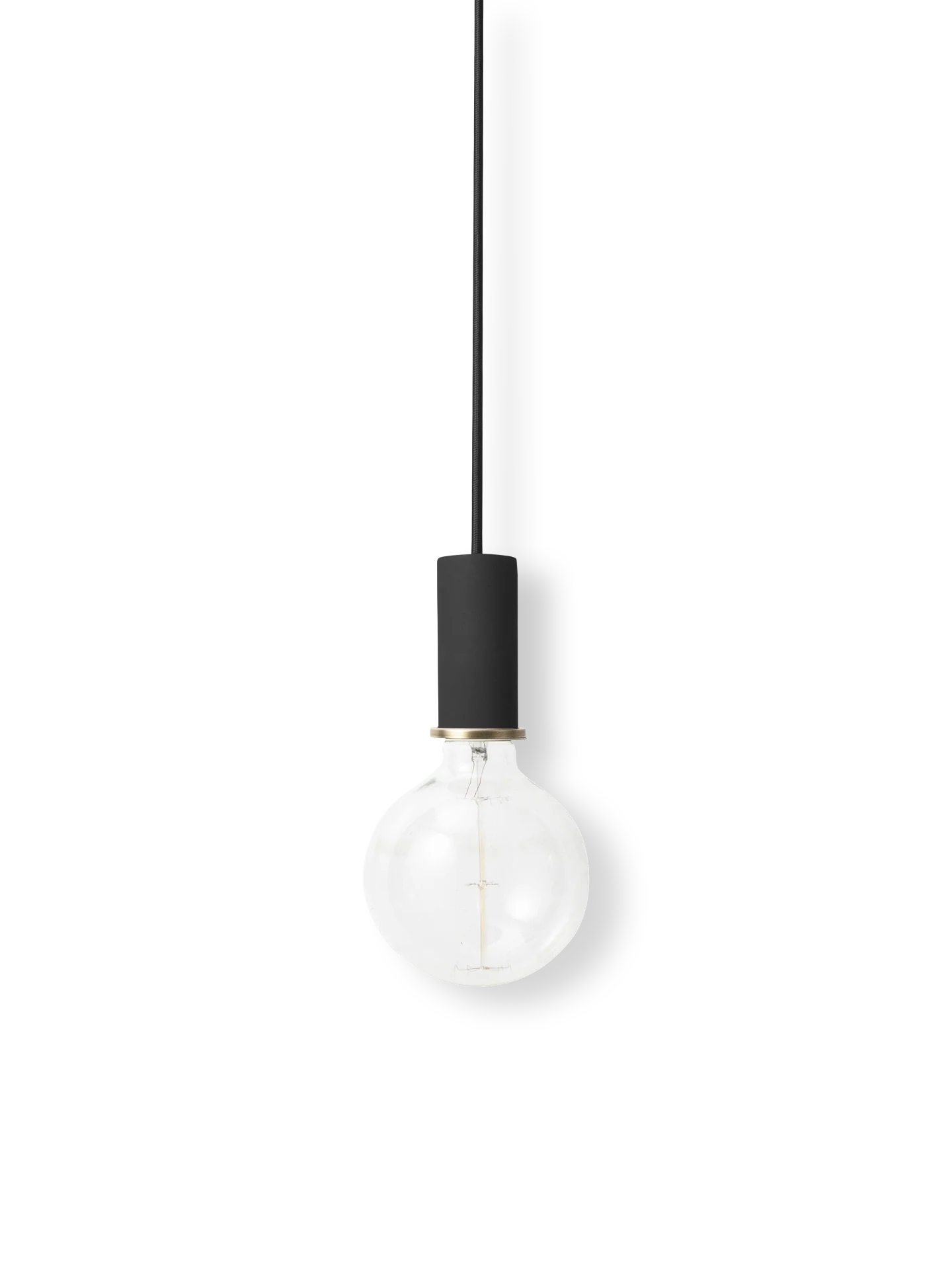 Socket Pendant Low - Black