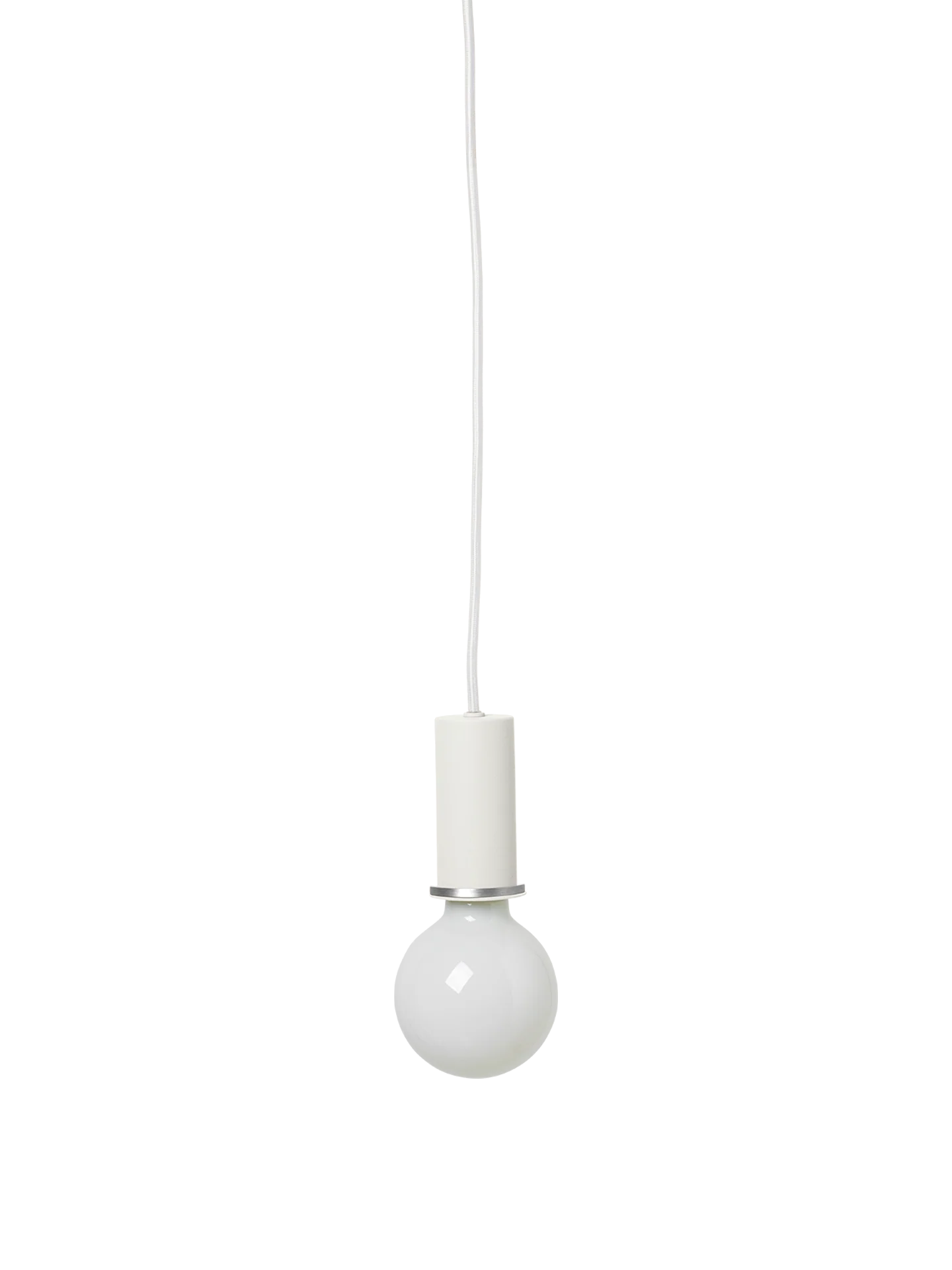 Socket Pendant Low - White
