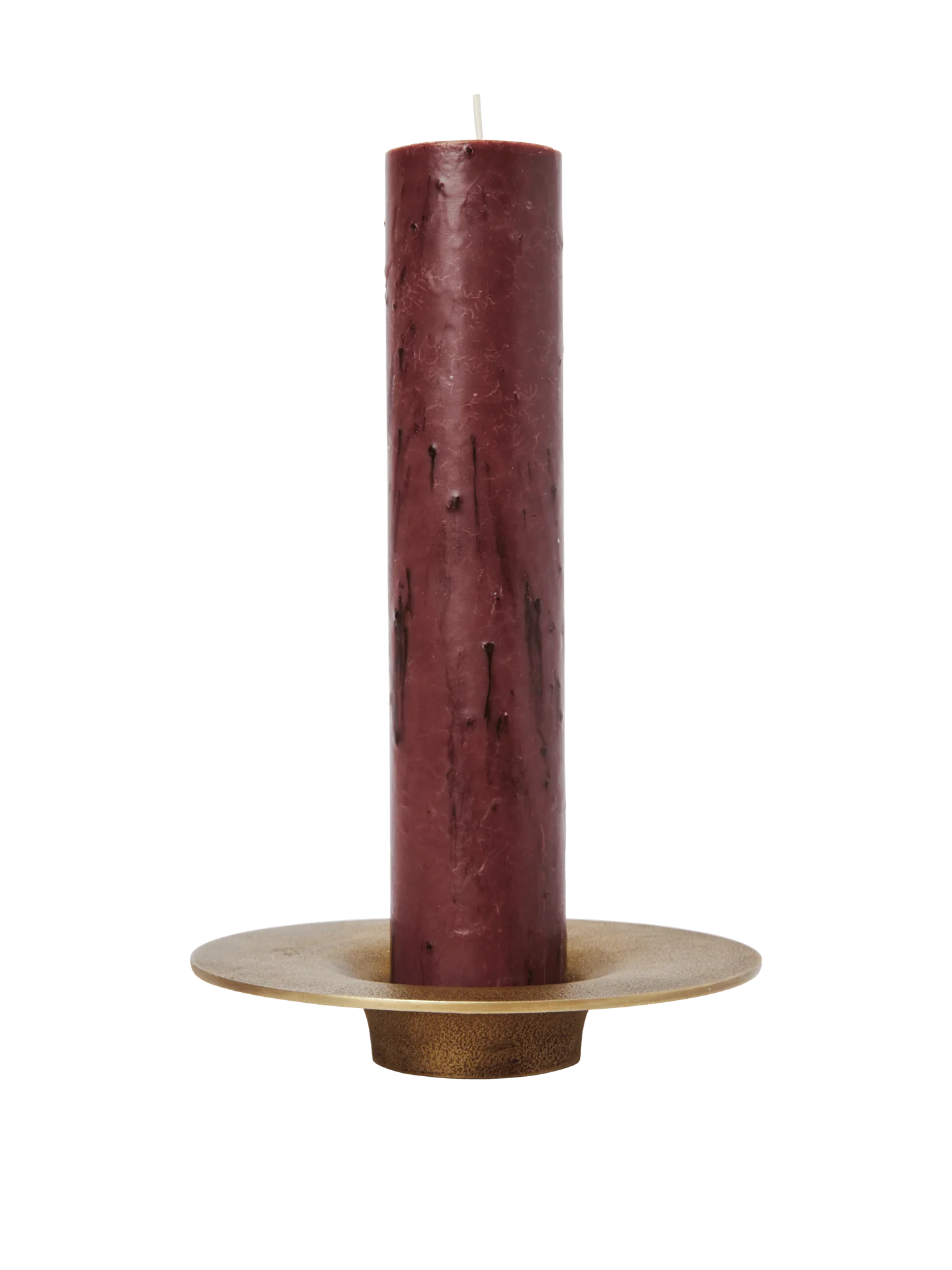 Soothe Block Candle Holder - Brass Finish - Image 3
