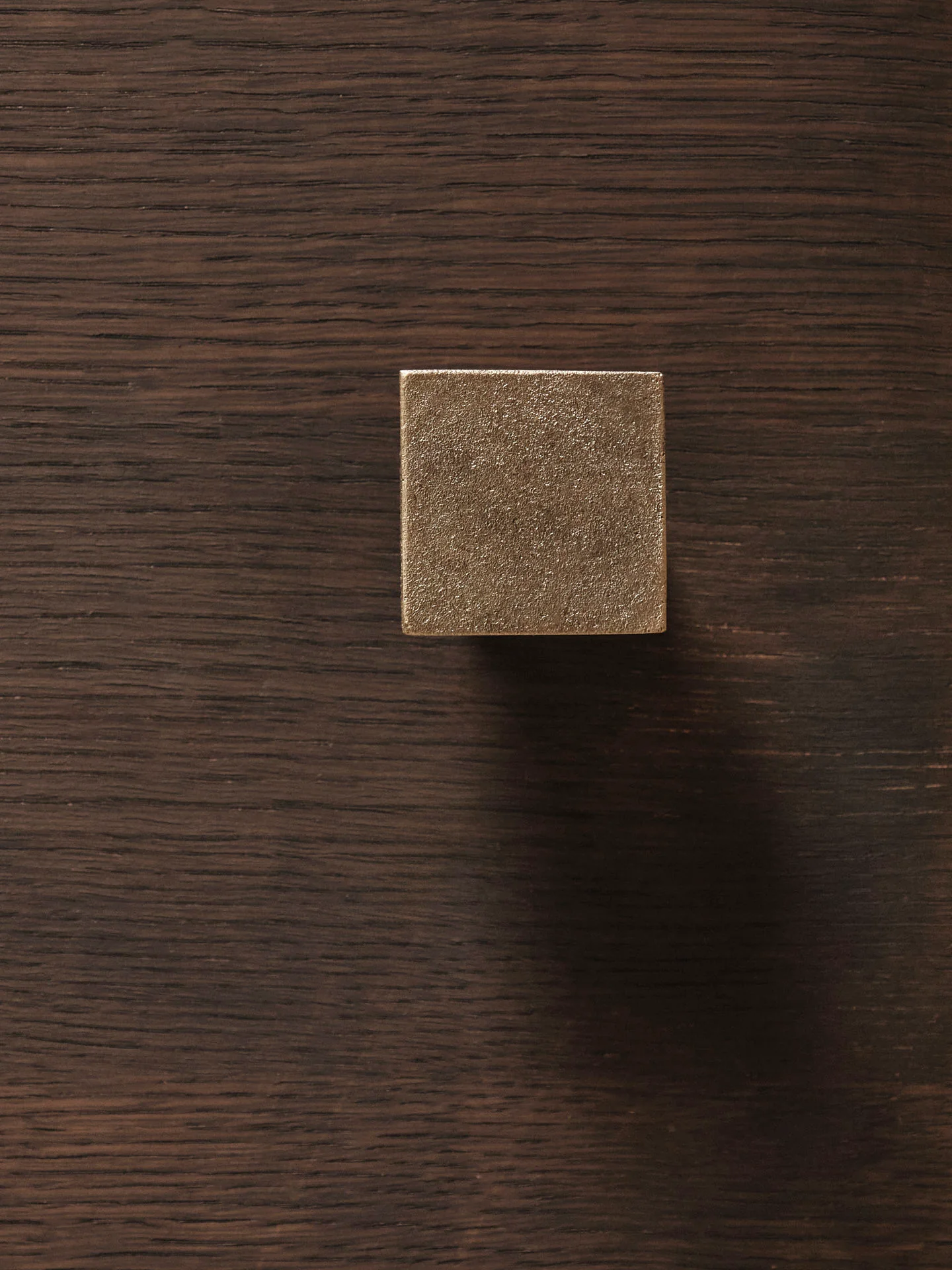 Square Hook - Large - Casted Brass - Image 2