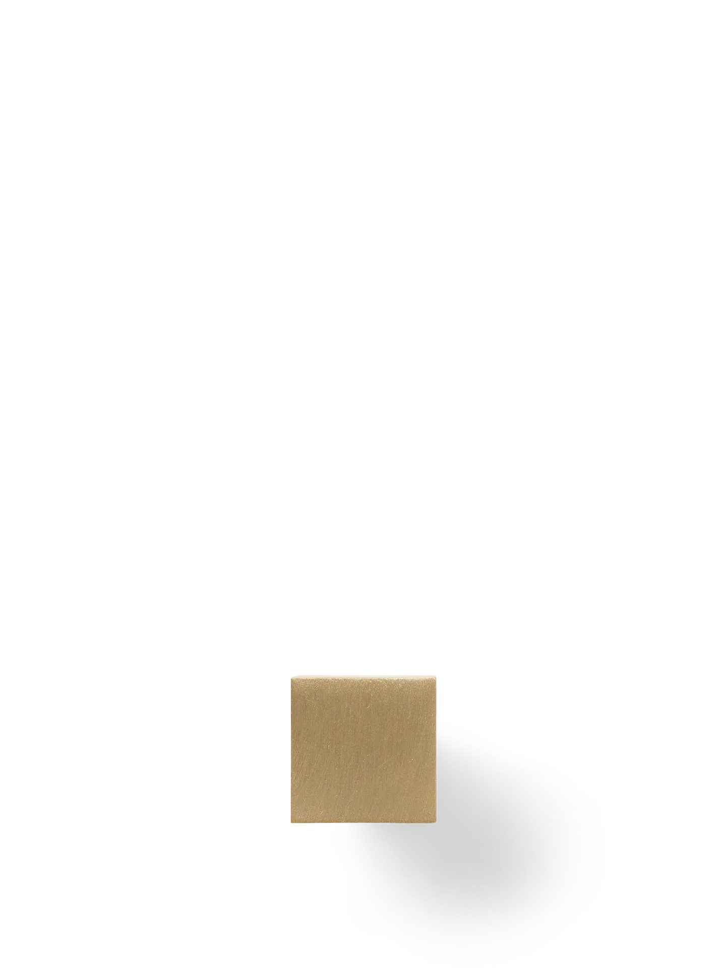 Square Hook - Small - Brass