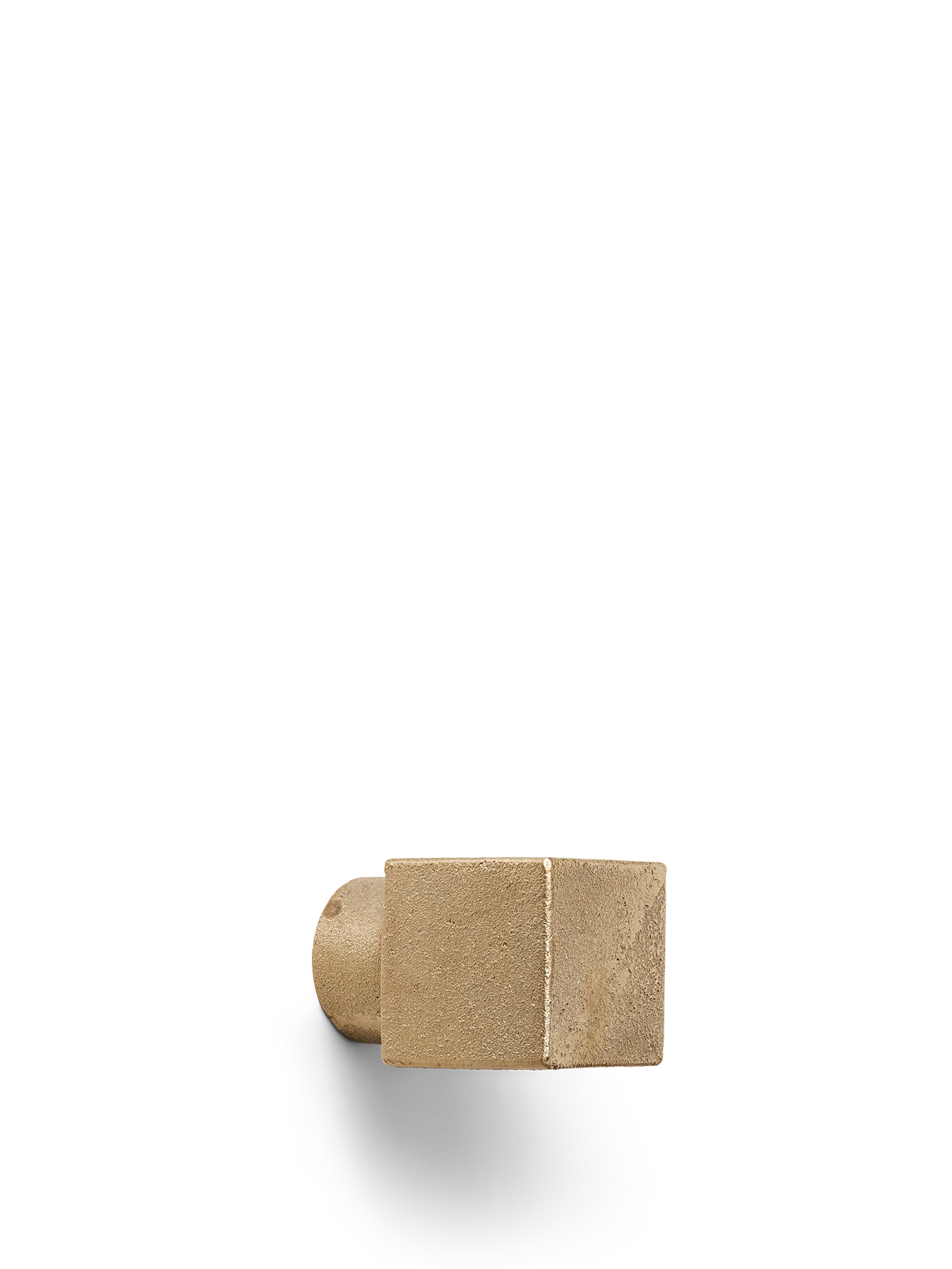 Square Hook - Small - Casted Brass - Image 3