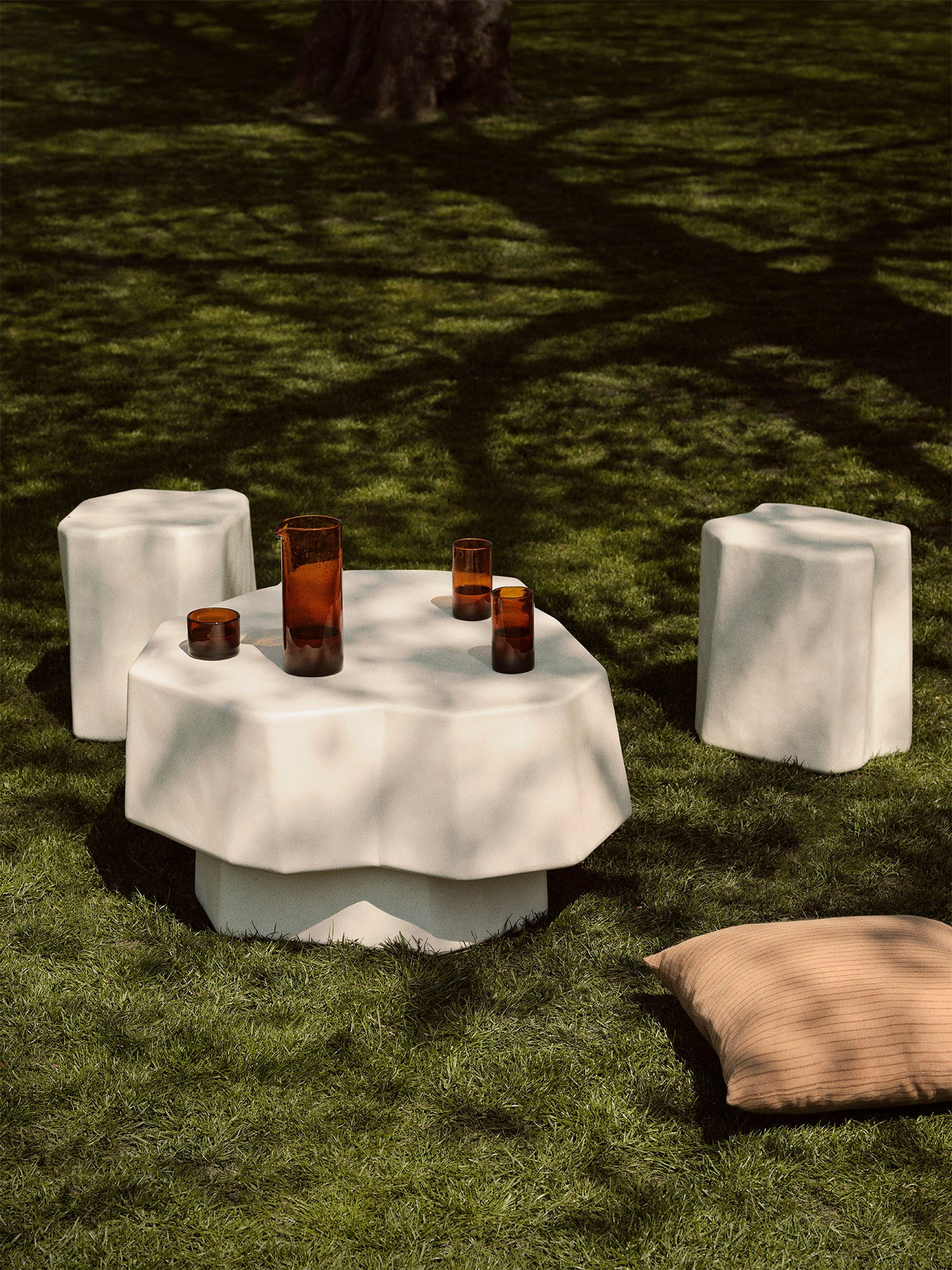 Staffa Coffee Table - Small - Ivory - Image 4