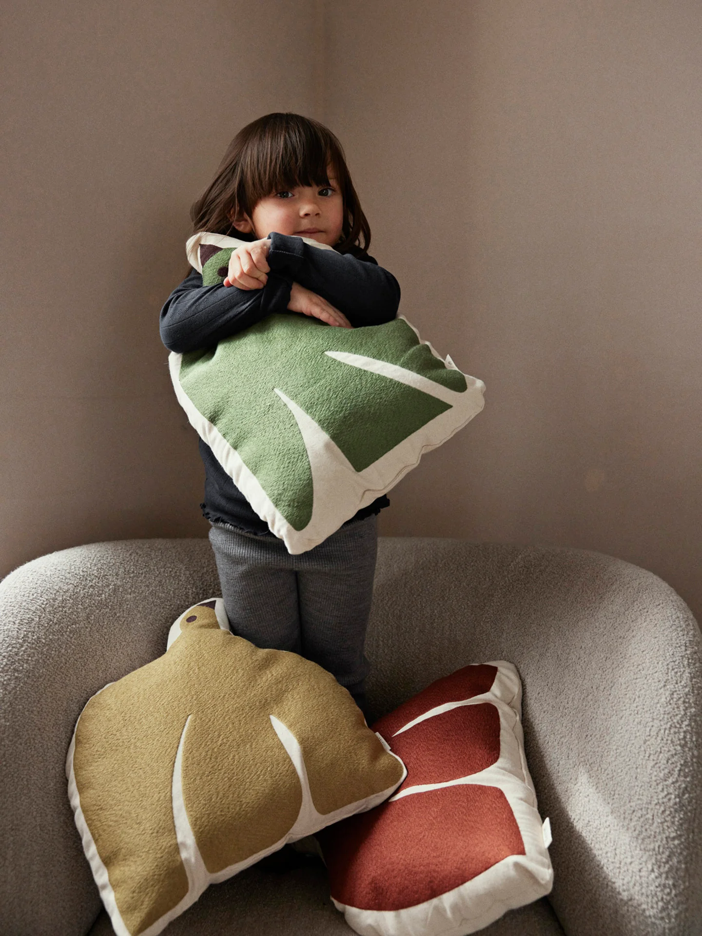 Swif Bird Cushion - Baked Clay - Image 3