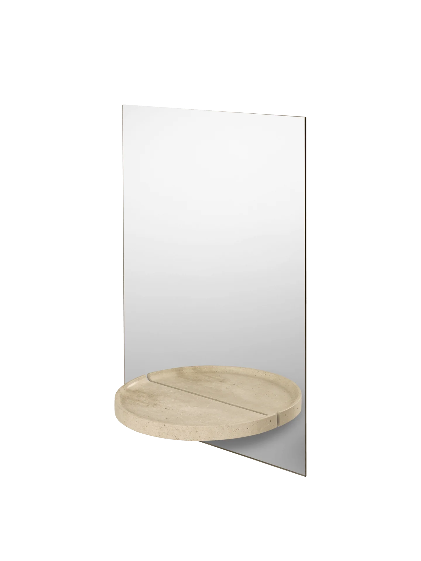 Symmetry Mirror - Travertine - Image 3