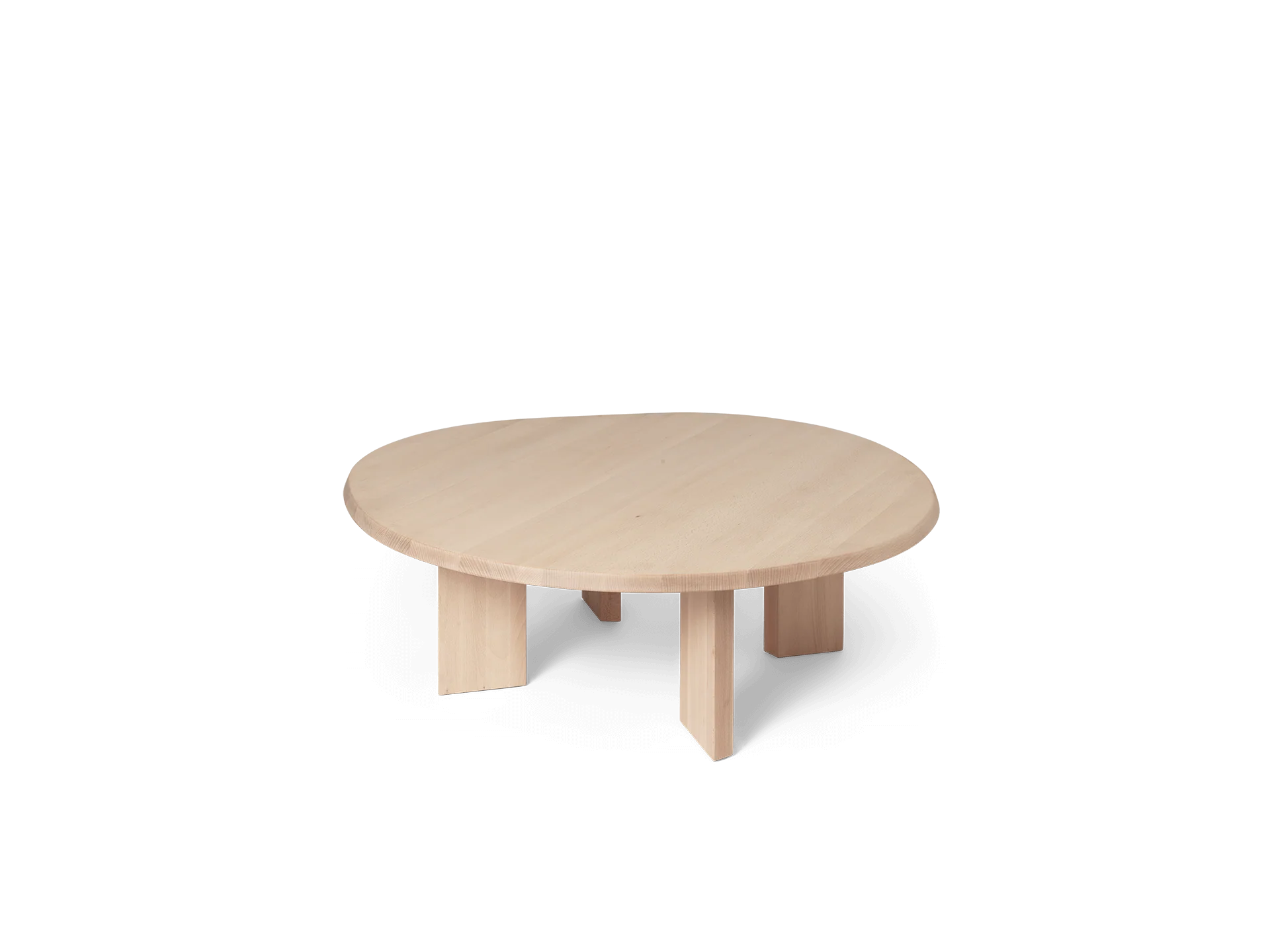 Tarn Coffee Table - White Oiled Beech - Image 4