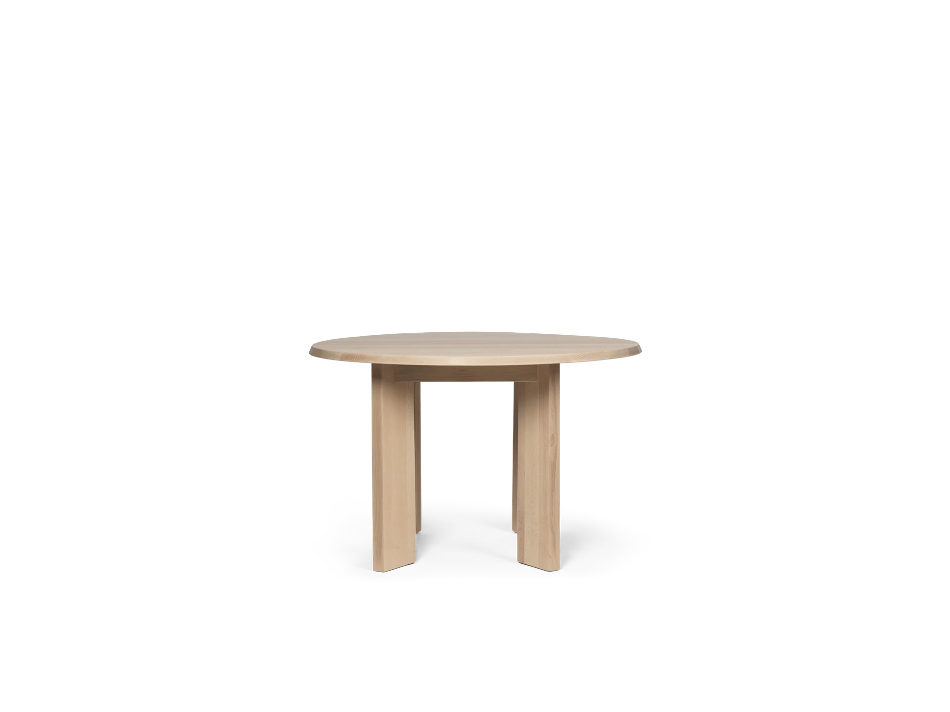 Tarn Dining Table - 115 - White Oiled Beech