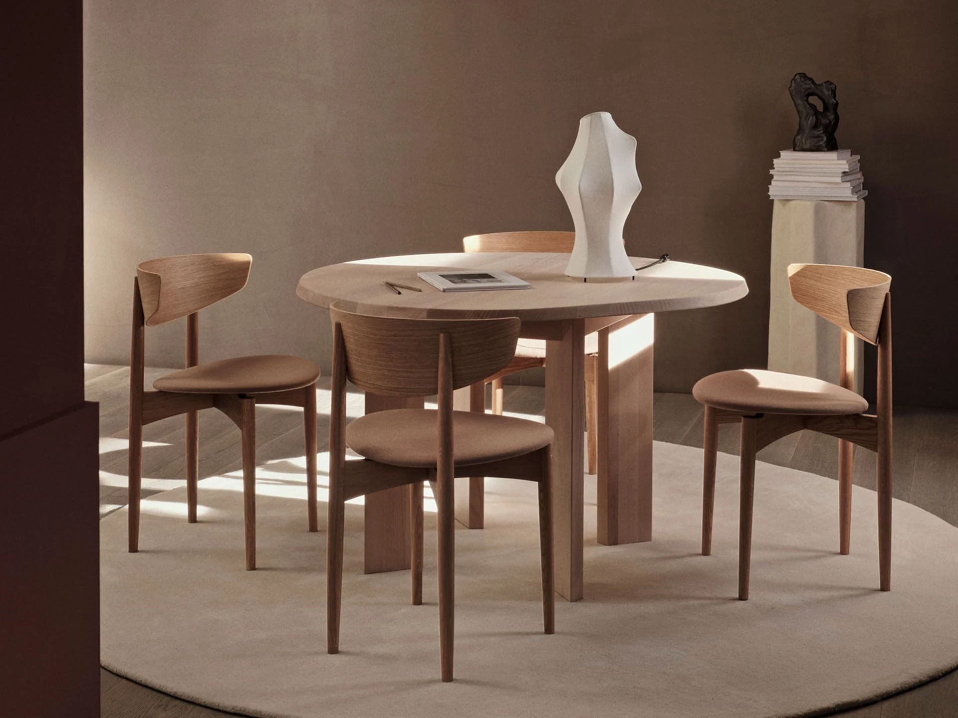 Tarn Dining Table - 115 - White Oiled Beech - Image 2