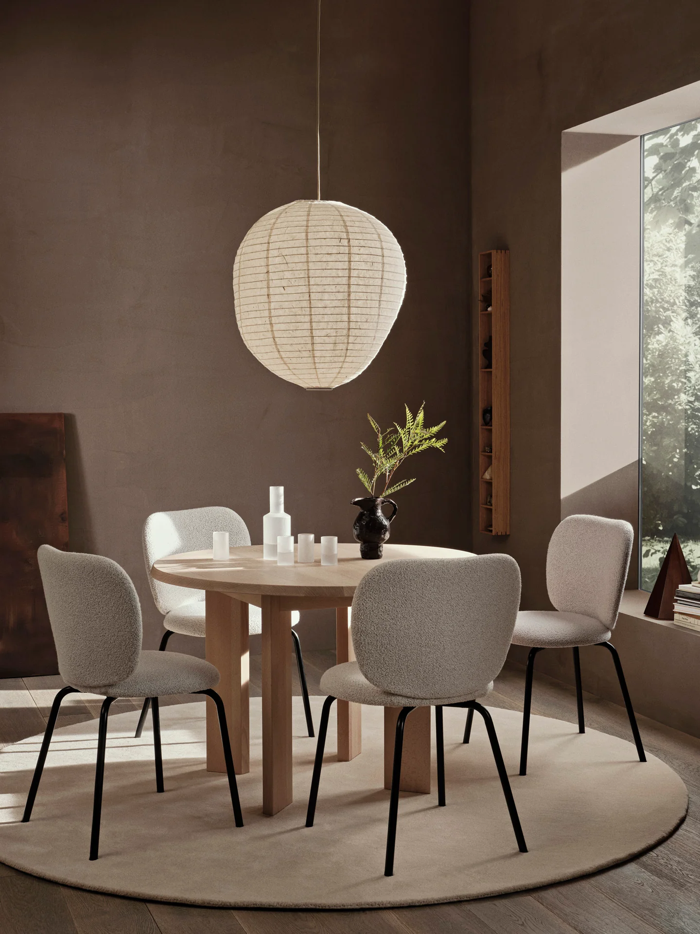 Tarn Dining Table - 115 - White Oiled Beech - Image 3