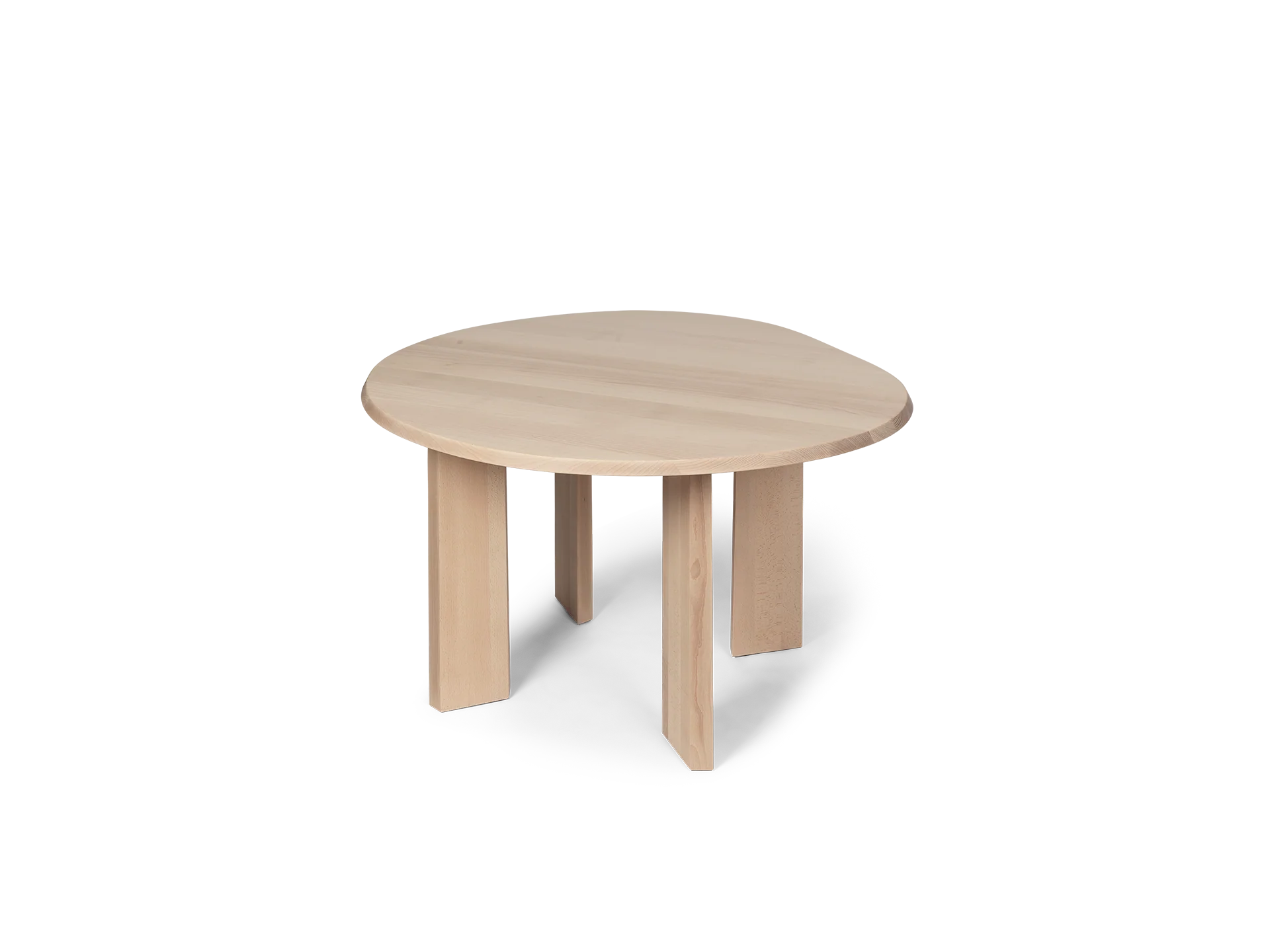 Tarn Dining Table - 115 - White Oiled Beech - Image 4