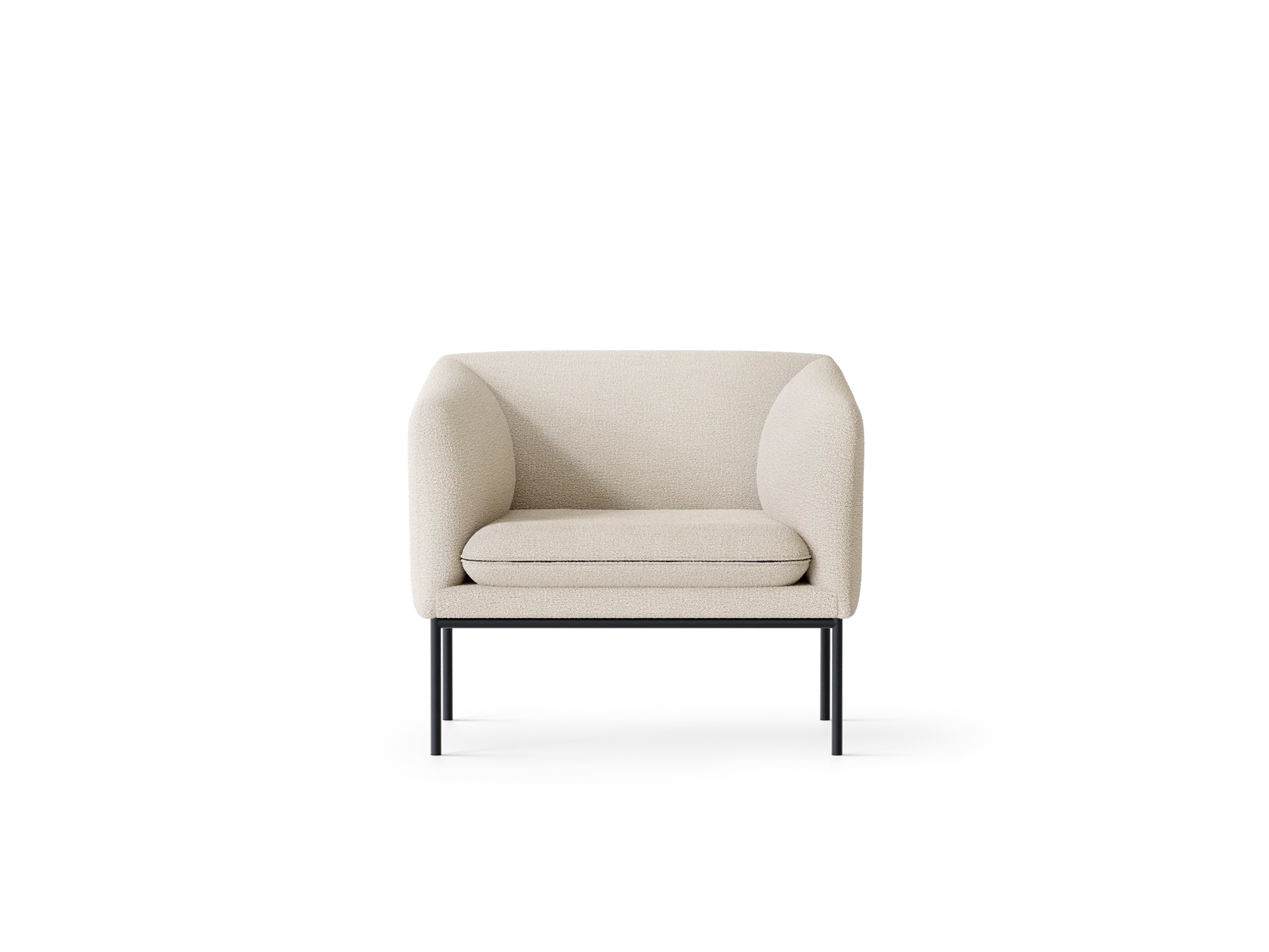 Turn 1-Seater - Bouclé - Off-White